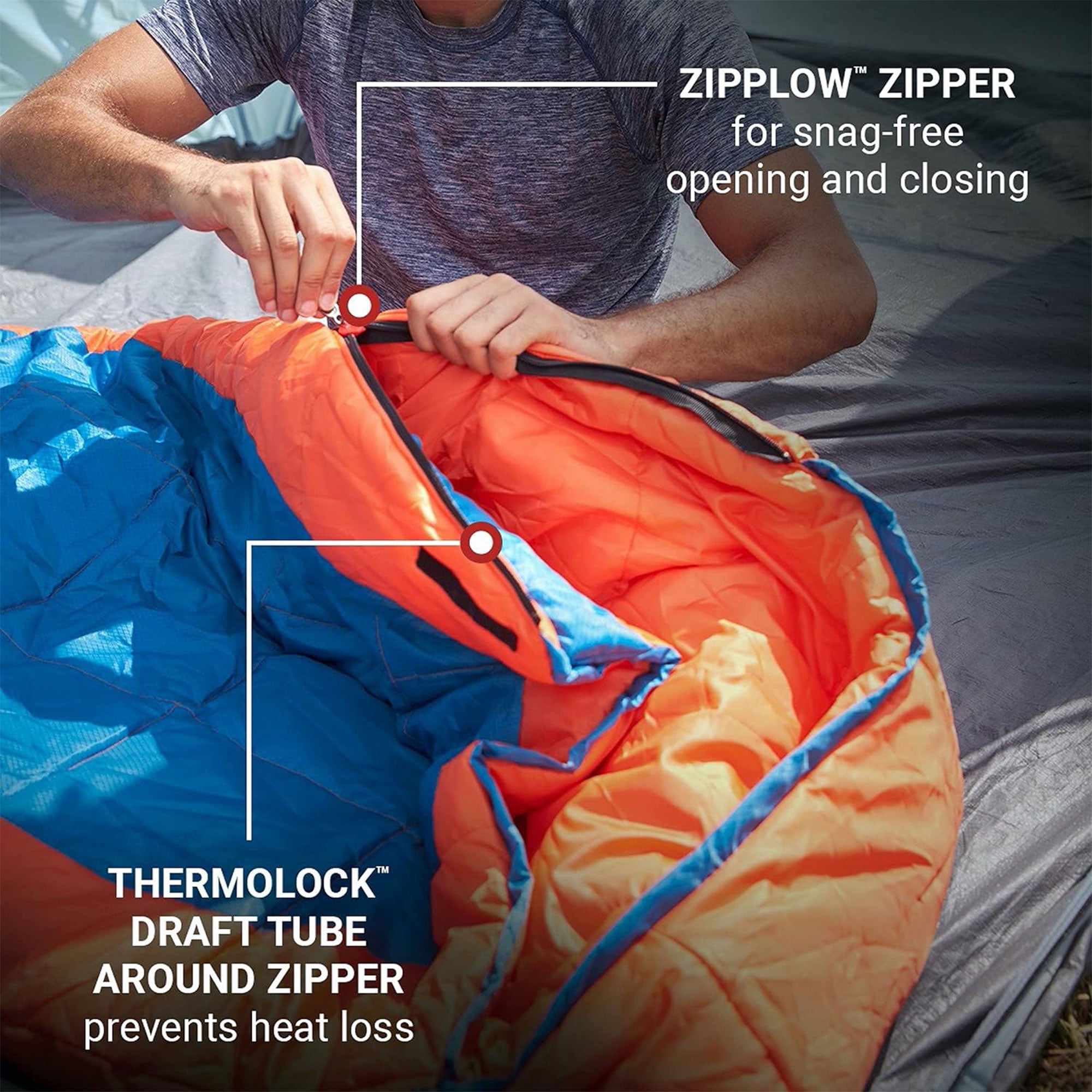 Coleman Kompact Mummy Outdoor Sleeping Bag with Compression Sack, Lily (Used) - VMInnovations