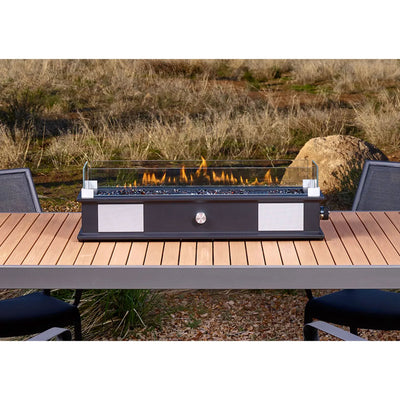 Ukiah Co. LOOM Rechargeable Bluetooth Tabletop Fire Pit with Sound System, Black