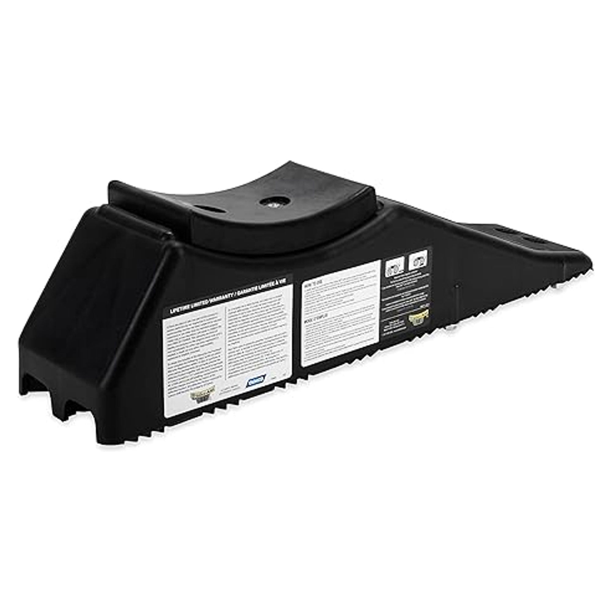 Camco Trailer Aid Tandem Trailer Tire Changing Ramp with 4.5 Inch Lift, Black - VMInnovations