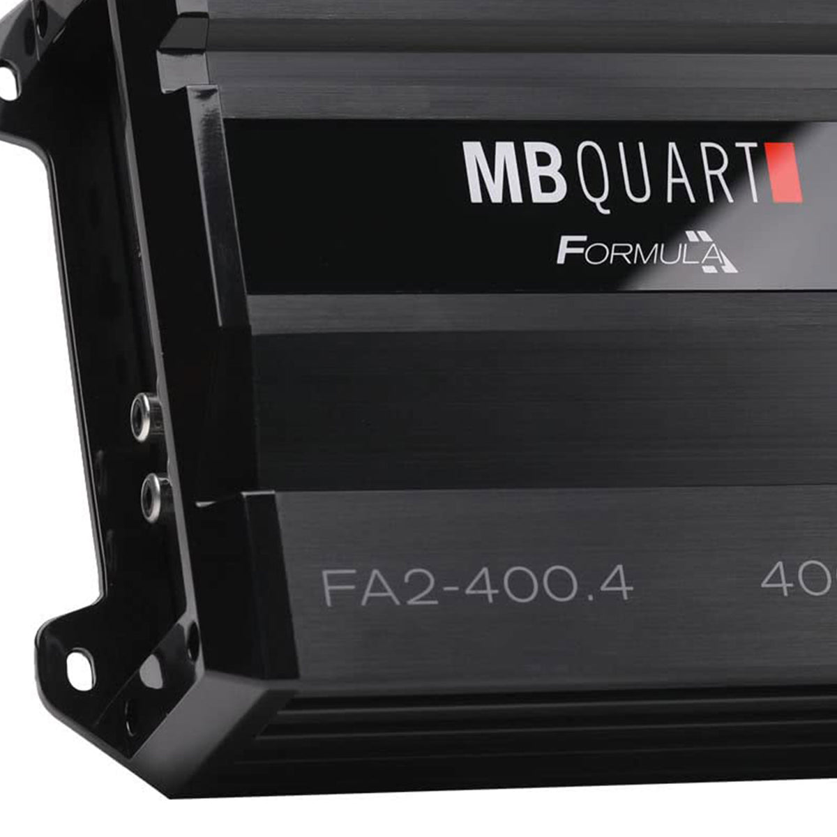 MB Quart Formula 400 Watt 4 Channel Car Audio Mobile Amplifier, FA2-400.4, Black