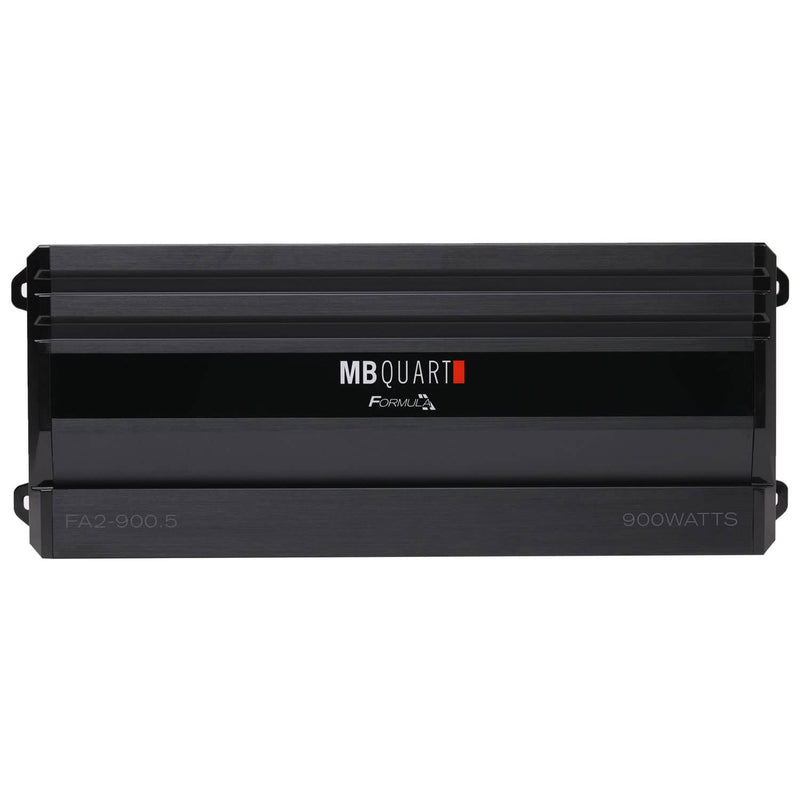 MB Quart Formula 900 Watt 5 Channel Car Audio Mobile Amplifier, FA2-900.5, Black