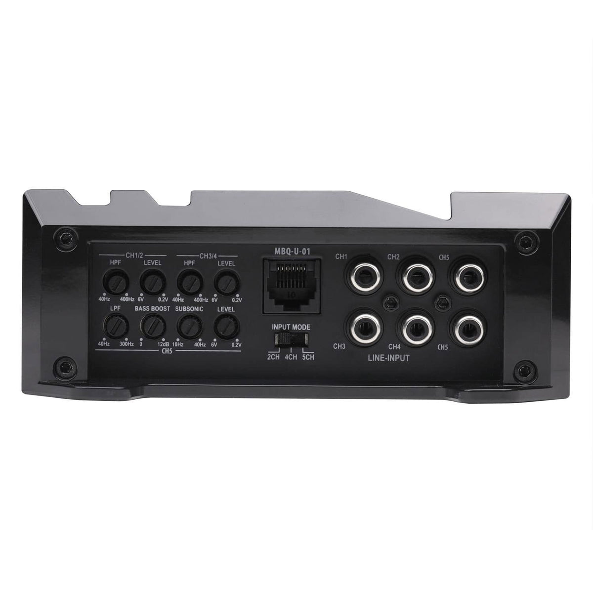 MB Quart Formula 900 Watt 5 Channel Car Audio Mobile Amplifier, FA2-900.5, Black