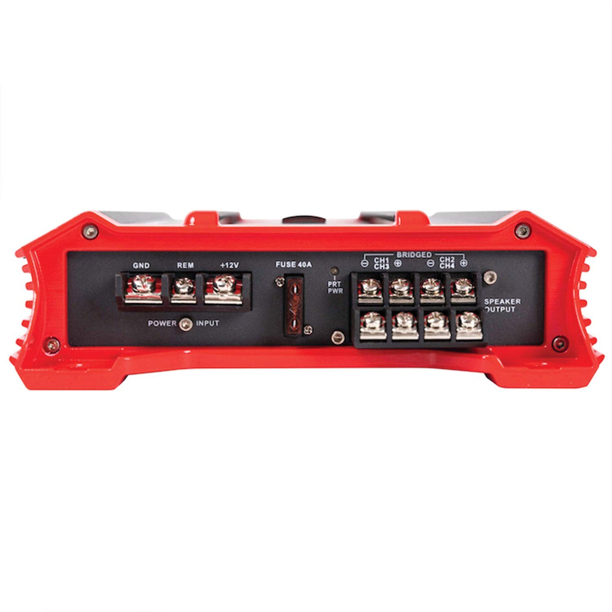 Crunch 1,500 Watt Adjustable 12dB Ground Pounder Car Amplifier, GP-1500.4, Black - VMInnovations