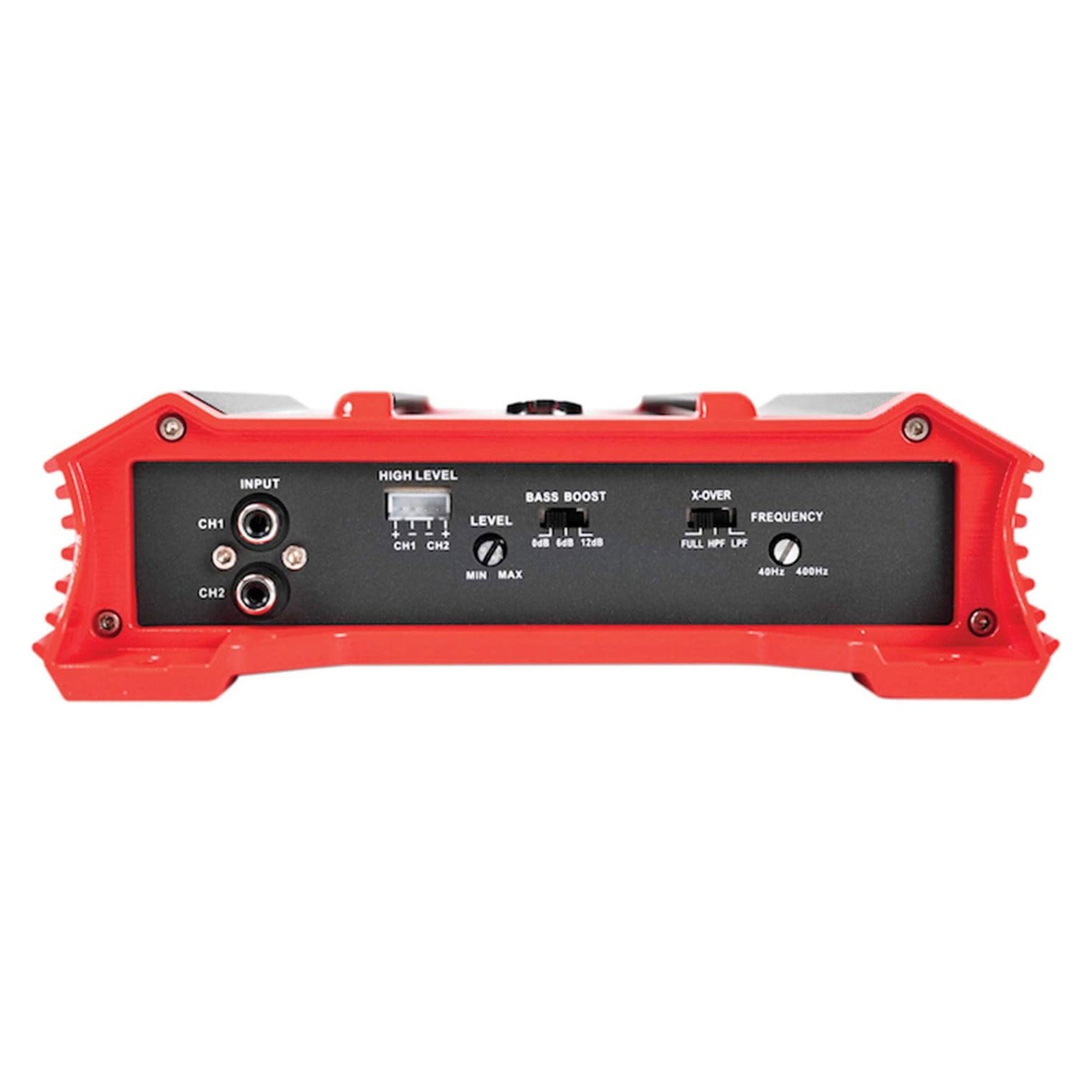 Crunch 2,000 Watt Adjustable 12dB Ground Pounder Car Amplifier, GP-2000.2, Black - VMInnovations