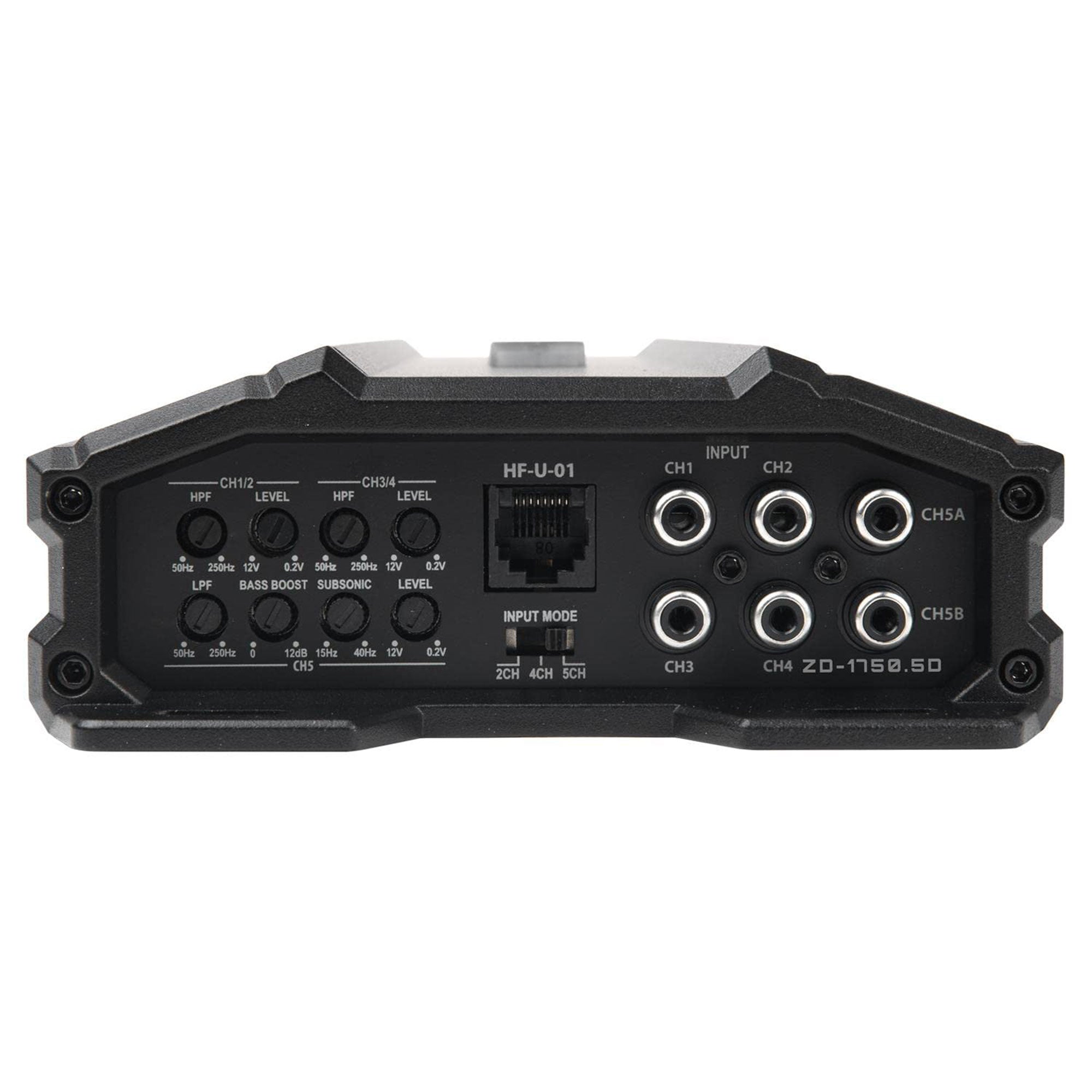 Hifonics Zeus Delta 1,750 Watt 5 Channel Mobile Car Amplifier, ZD-1750.5D, Black - VMInnovations