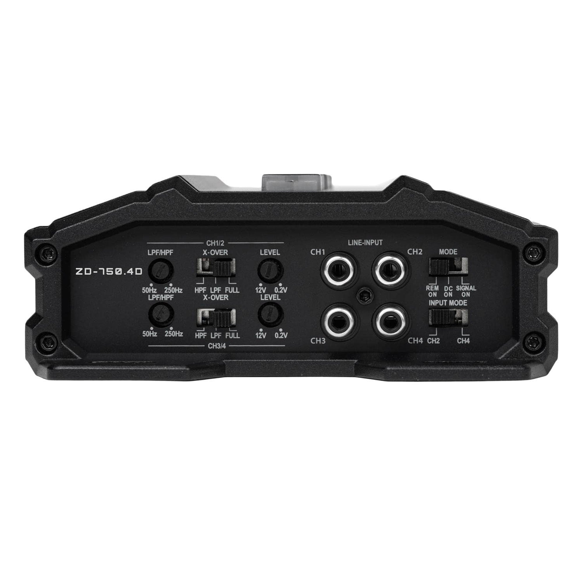 Hifonics Zeus Delta 750 Watt 4 Channel Mobile Car Amplifier, ZD-750.4D, Black
