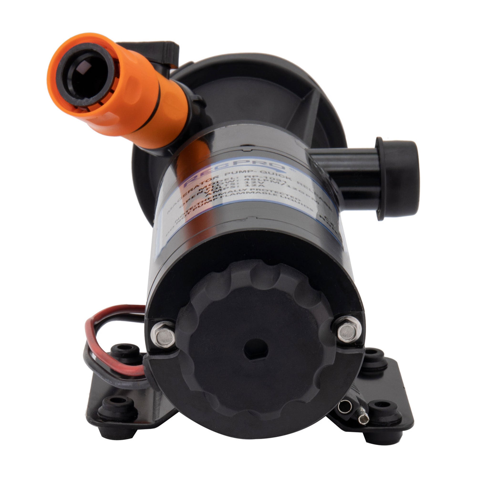 RecPro 12 Volt RV Macerator Pump, Portable 12GPM Sewage Waste Grinder Dump Pump - VMInnovations