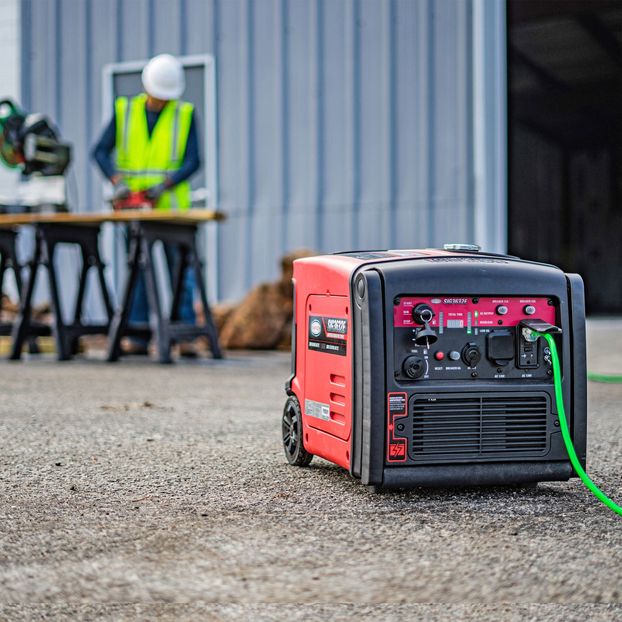 SIMPSON Portable 3200 Watt Gas Inverter Generator and Portable Power Station - VMInnovations