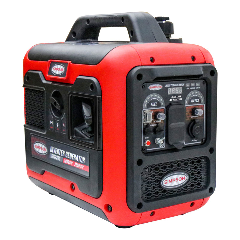 Simpson Cleaning SIG2218 1,800 Watt Portable Inverter Generator with LED Display