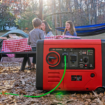 Simpson Cleaning Gas Inverter Generator and Portable Power Station for Camping