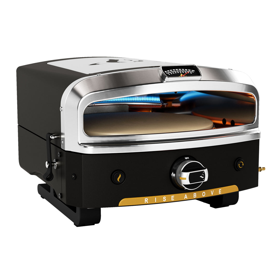 Halo Versa 16 Pizza Oven with Patented Dual Burner System and Rotating Stone - VMInnovations