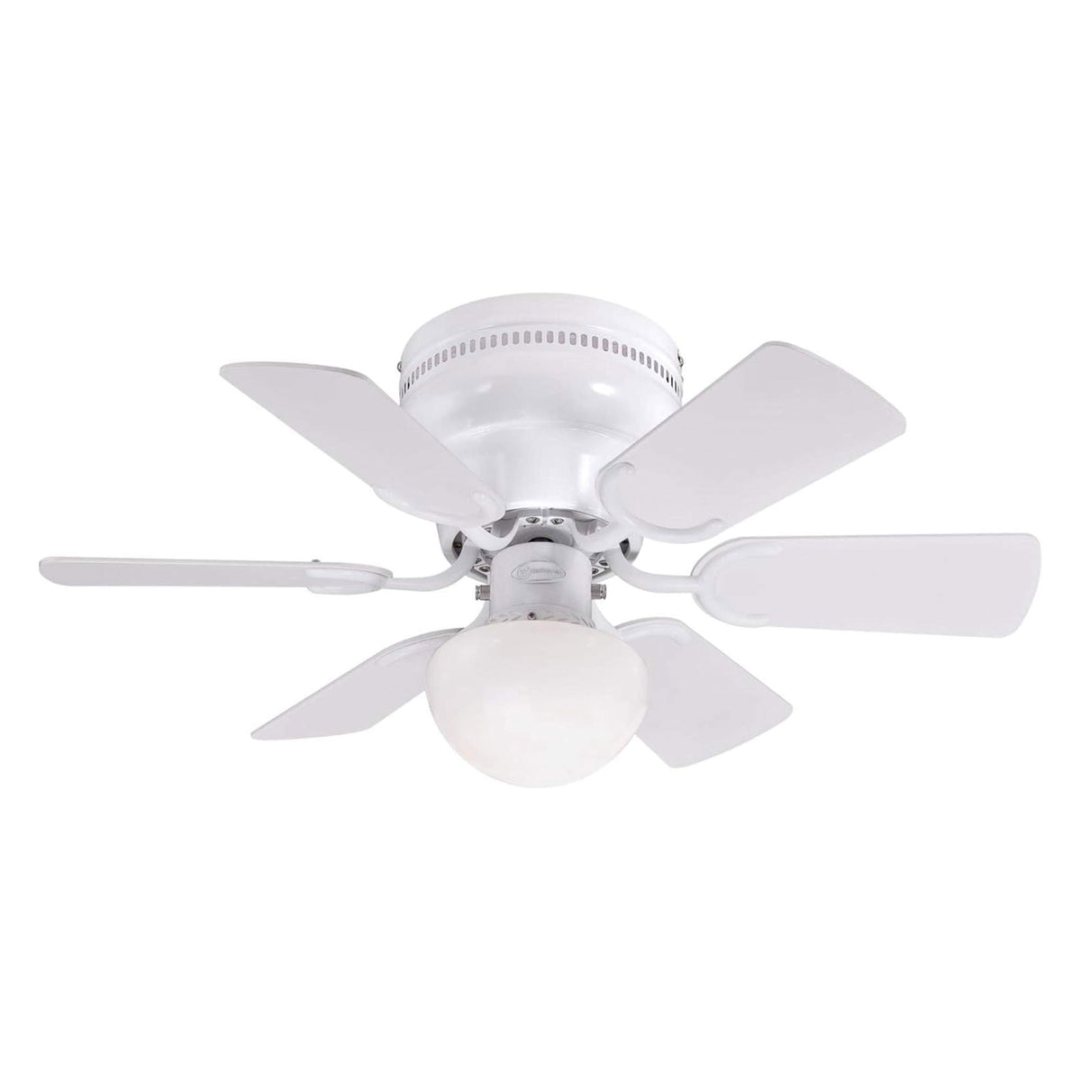 Westinghouse Ceiling Fan w/LED Light for Bedroom or Patio, 30", White (Open Box)