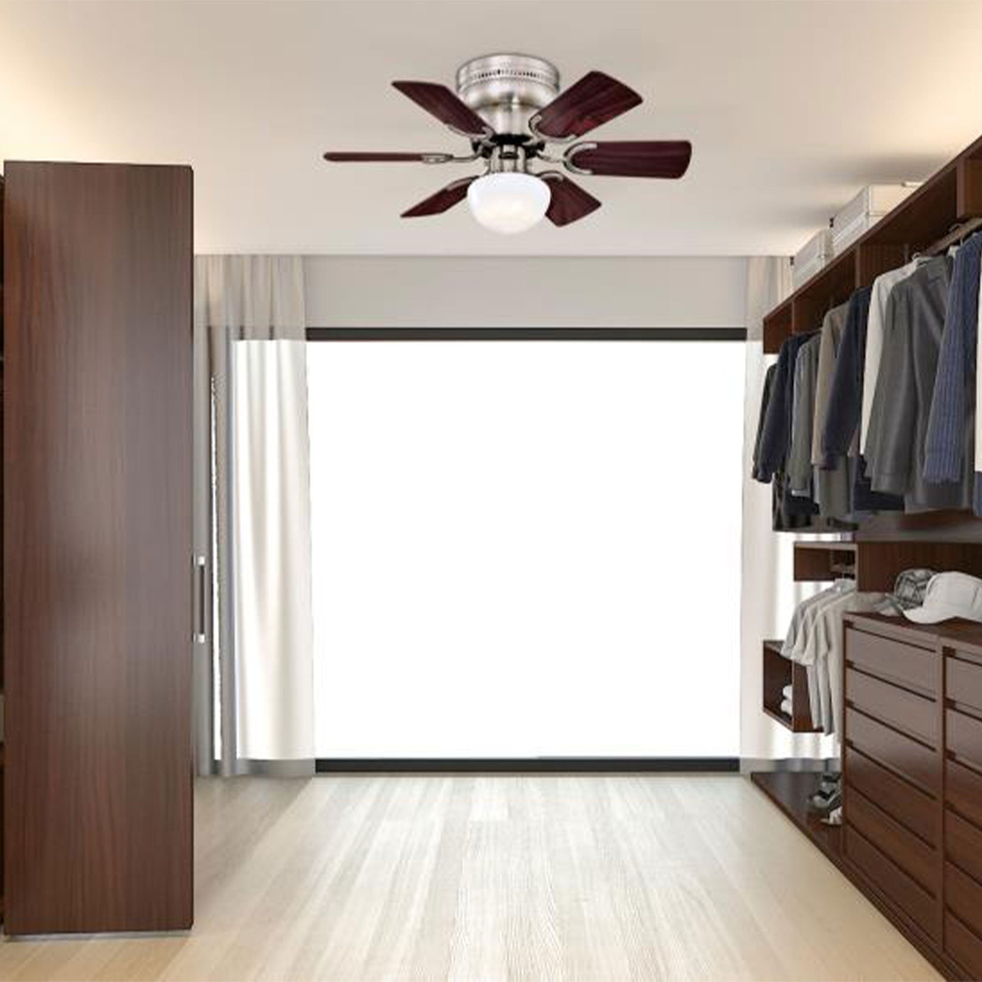 Westinghouse 30lb 6 Blade Ceiling Fan w/Dimmable LED Light Fixture (Open Box) - VMInnovations