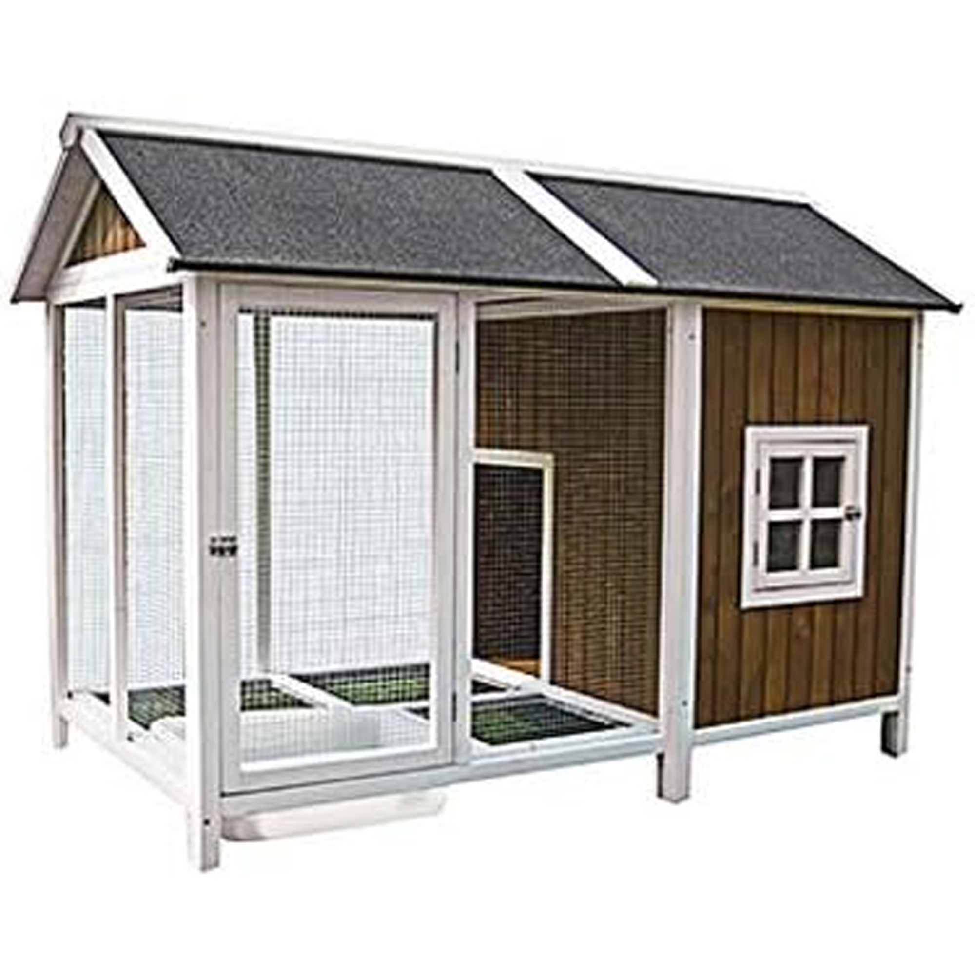 My Backyard Farm Duck House with Enclosed Bathing Pool, and Raised Run Area - VMInnovations