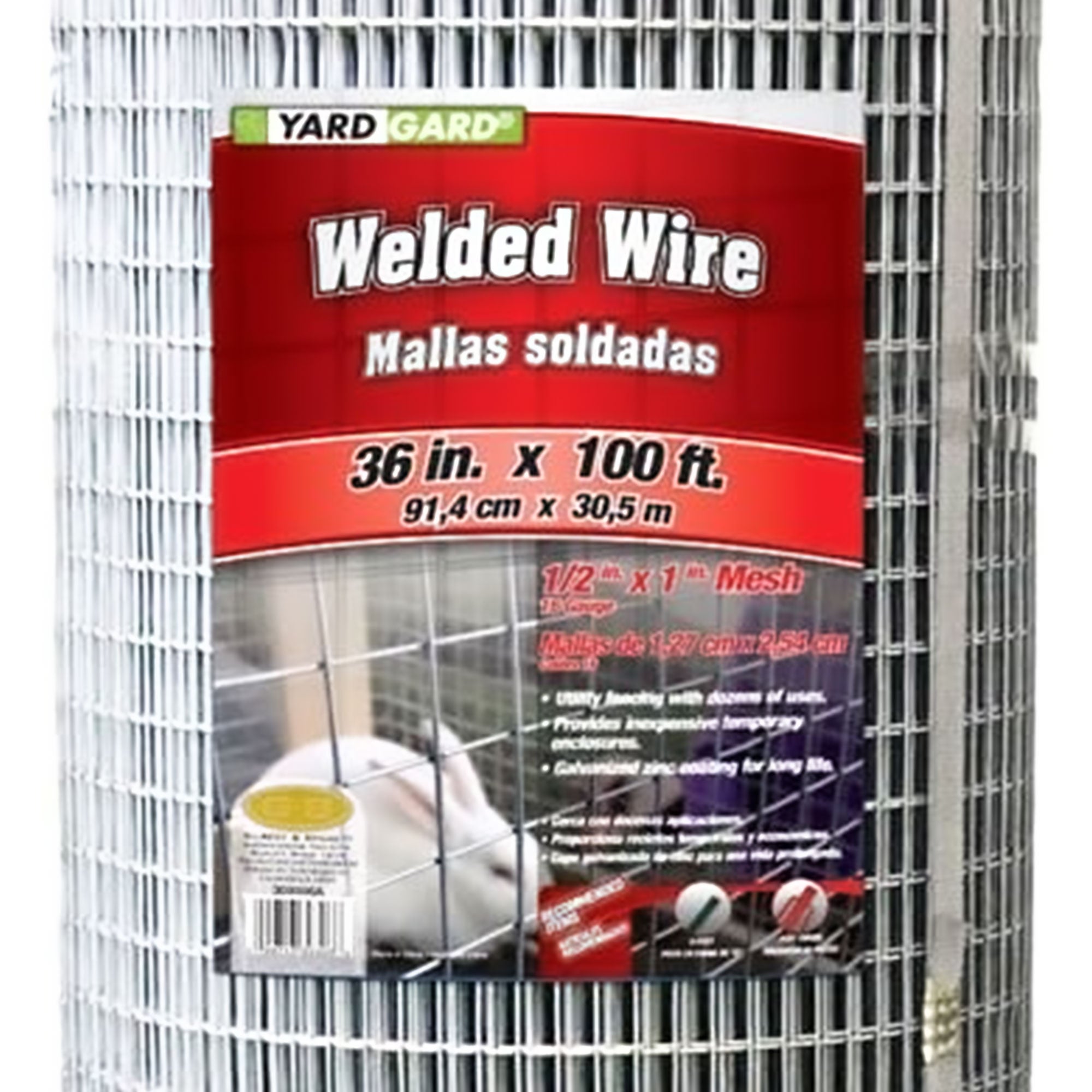 YardGard Galvanized Zinc Coating Welded Wire Fence with Polished Finish Type - VMInnovations