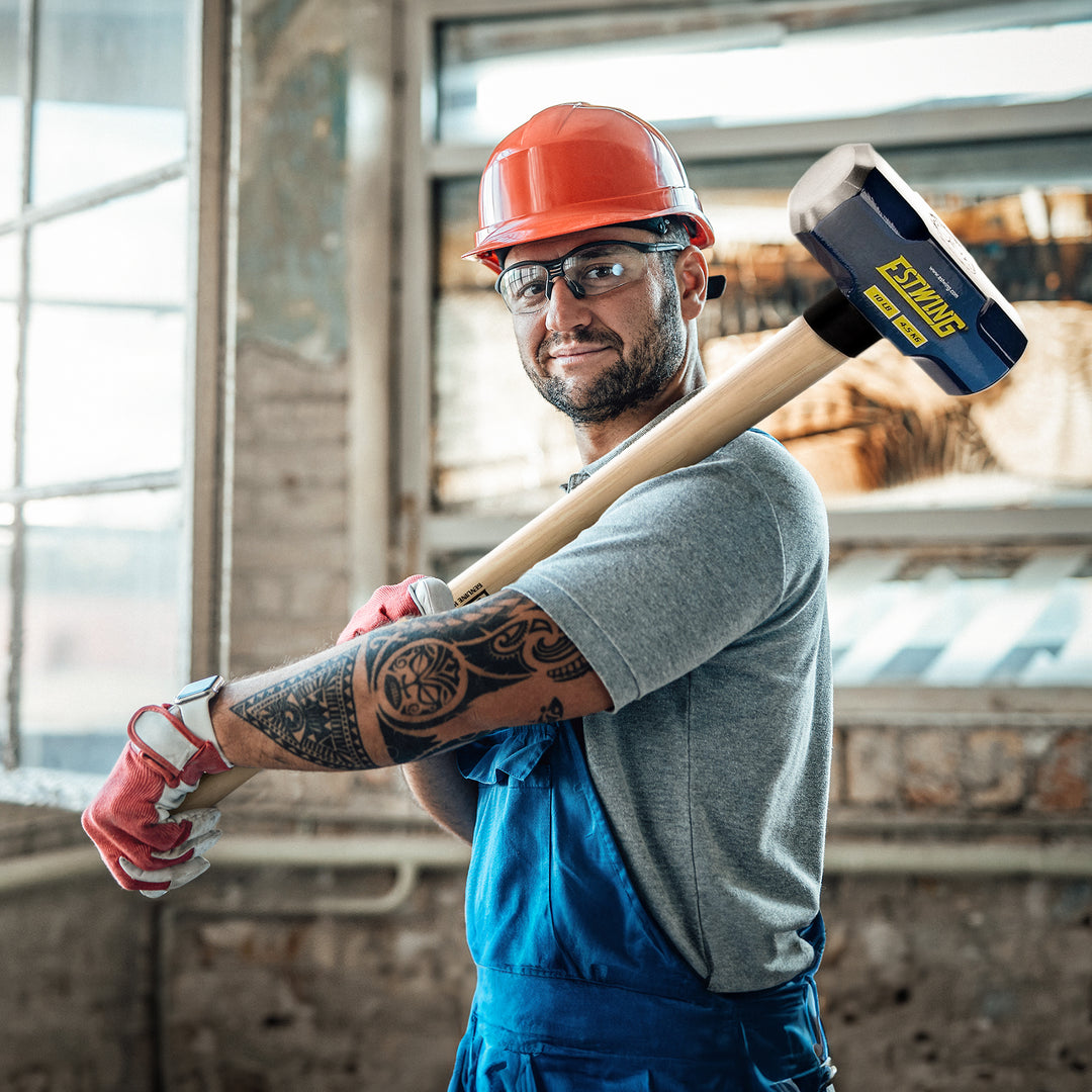 Estwing 10 Pound Head Hard Face Stake Sledge Hammer with 36 Inch Hickory Handle - VMInnovations