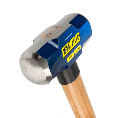 Estwing 8 Pound Head Hard Face Stake Sledge Hammer with 36 Inch Hickory Handle