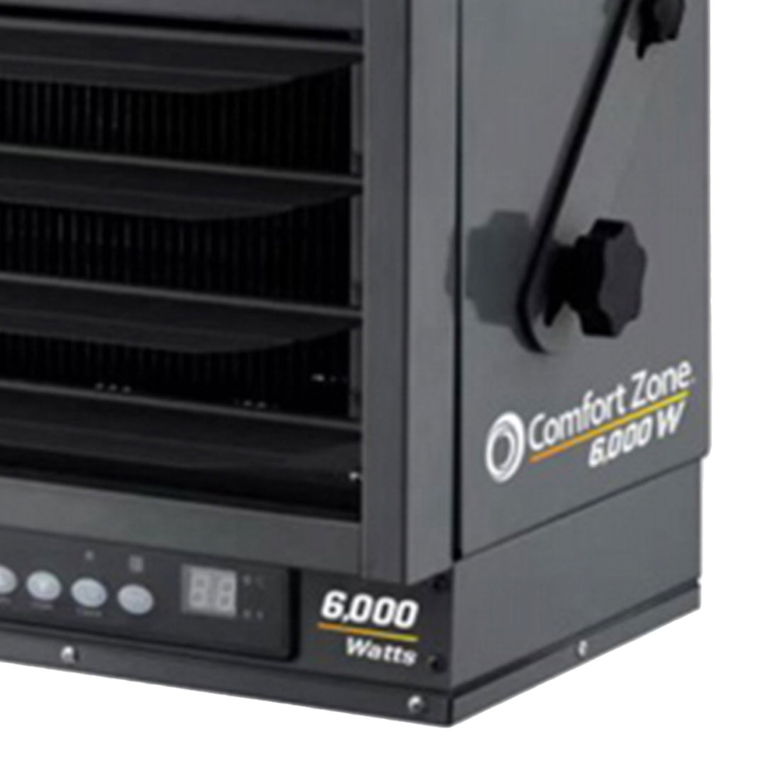 Comfort Zone Ceiling Mount Industrial Heater with 2 Settings and Thermostat - VMInnovations