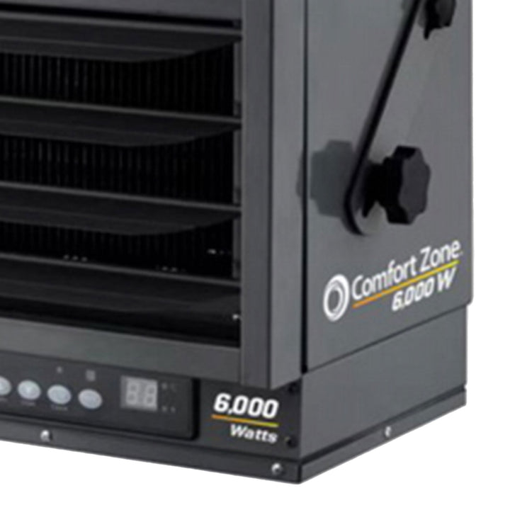 Comfort Zone Ceiling Mount Industrial Heater with 2 Settings and Thermostat - VMInnovations