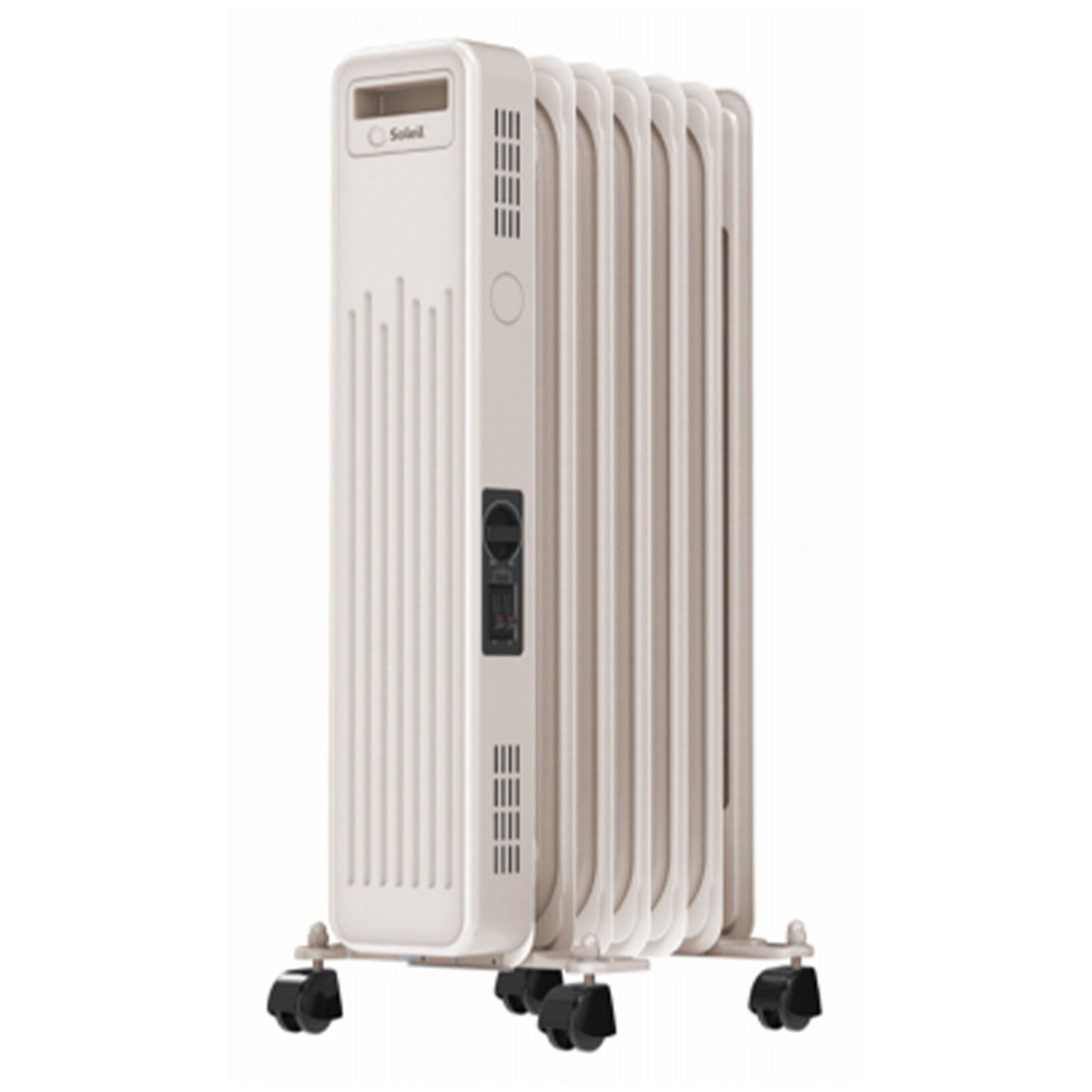 Geneva Industrial Portable Electric Oil Filled Radiator Heater, 3 Heat Settings - VMInnovations