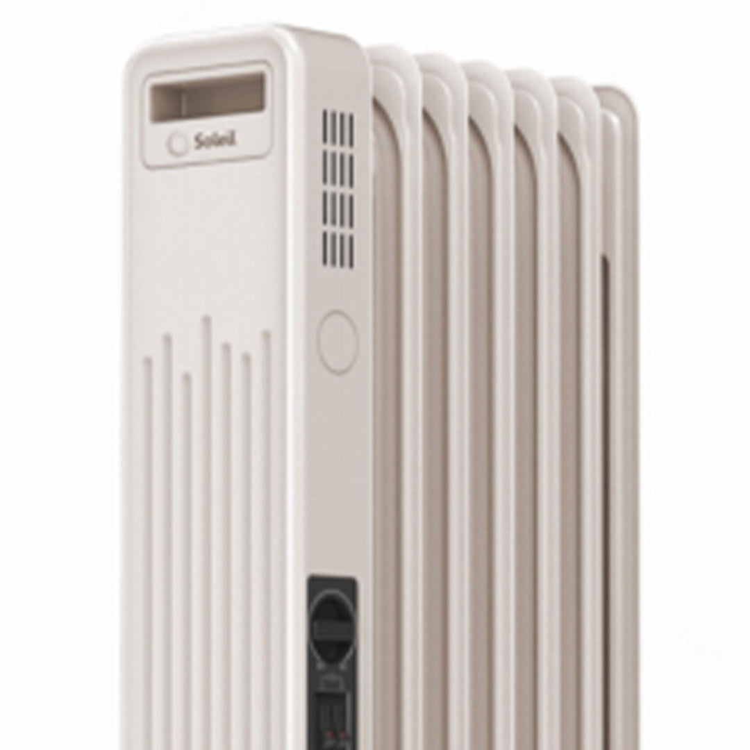 Geneva Industrial Portable Electric Oil Filled Radiator Heater, 3 Heat Settings - VMInnovations