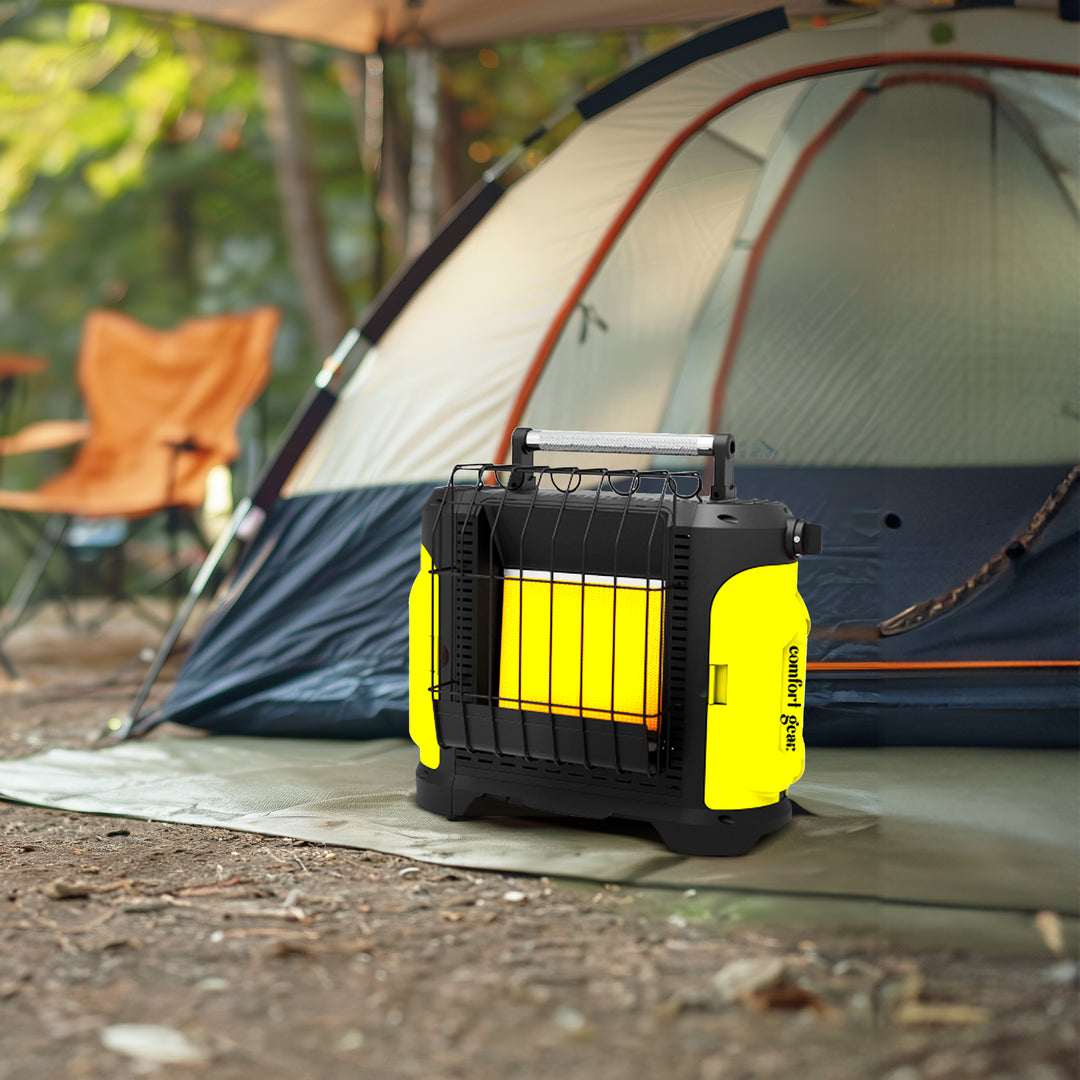 Comfort Gear 2 Pack Portable Propane Versatile Space Heater for 250 Square Feet - VMInnovations