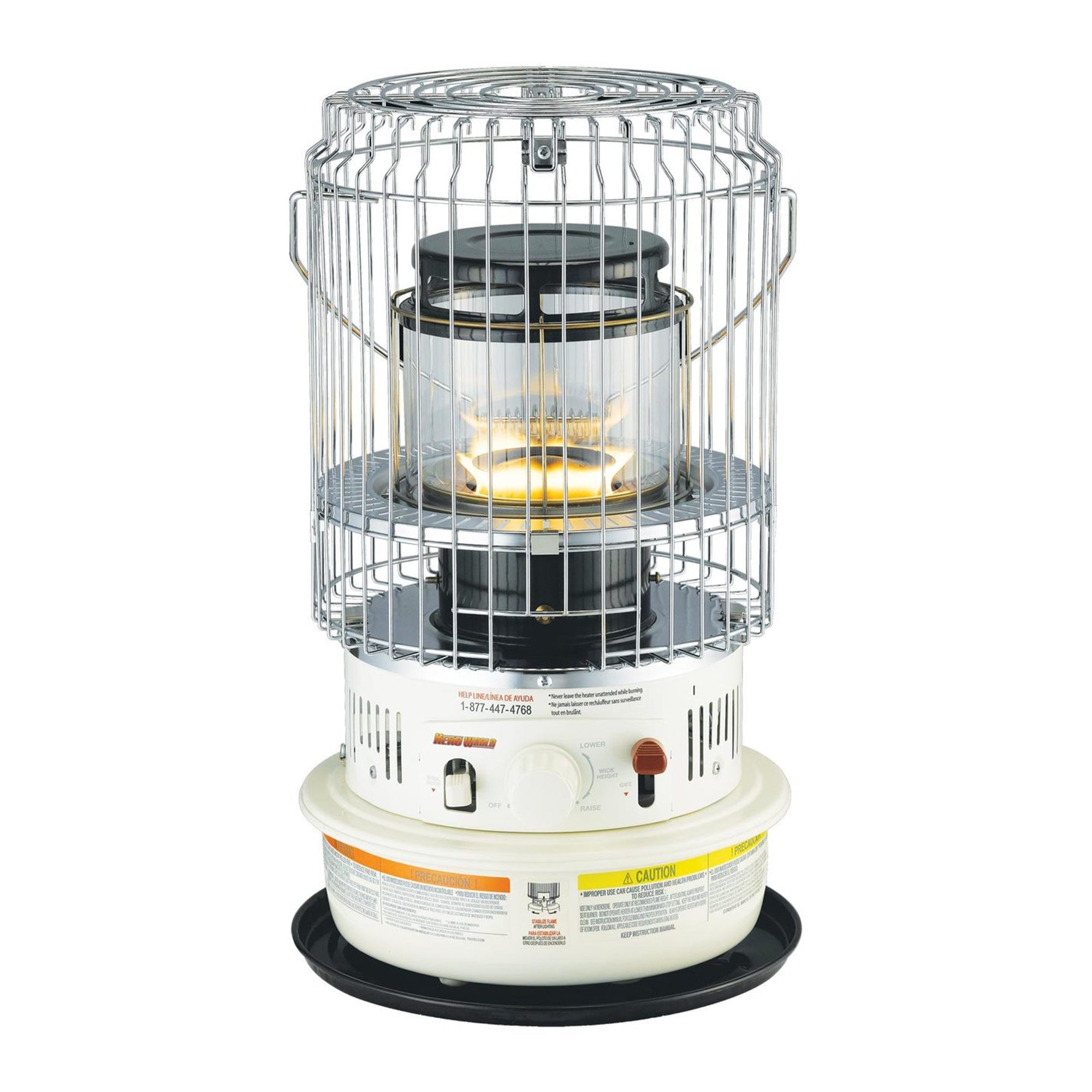 Kero World Kerosene Convection Wick Heater w/Radiant & Convective Heat(Open Box) - VMInnovations