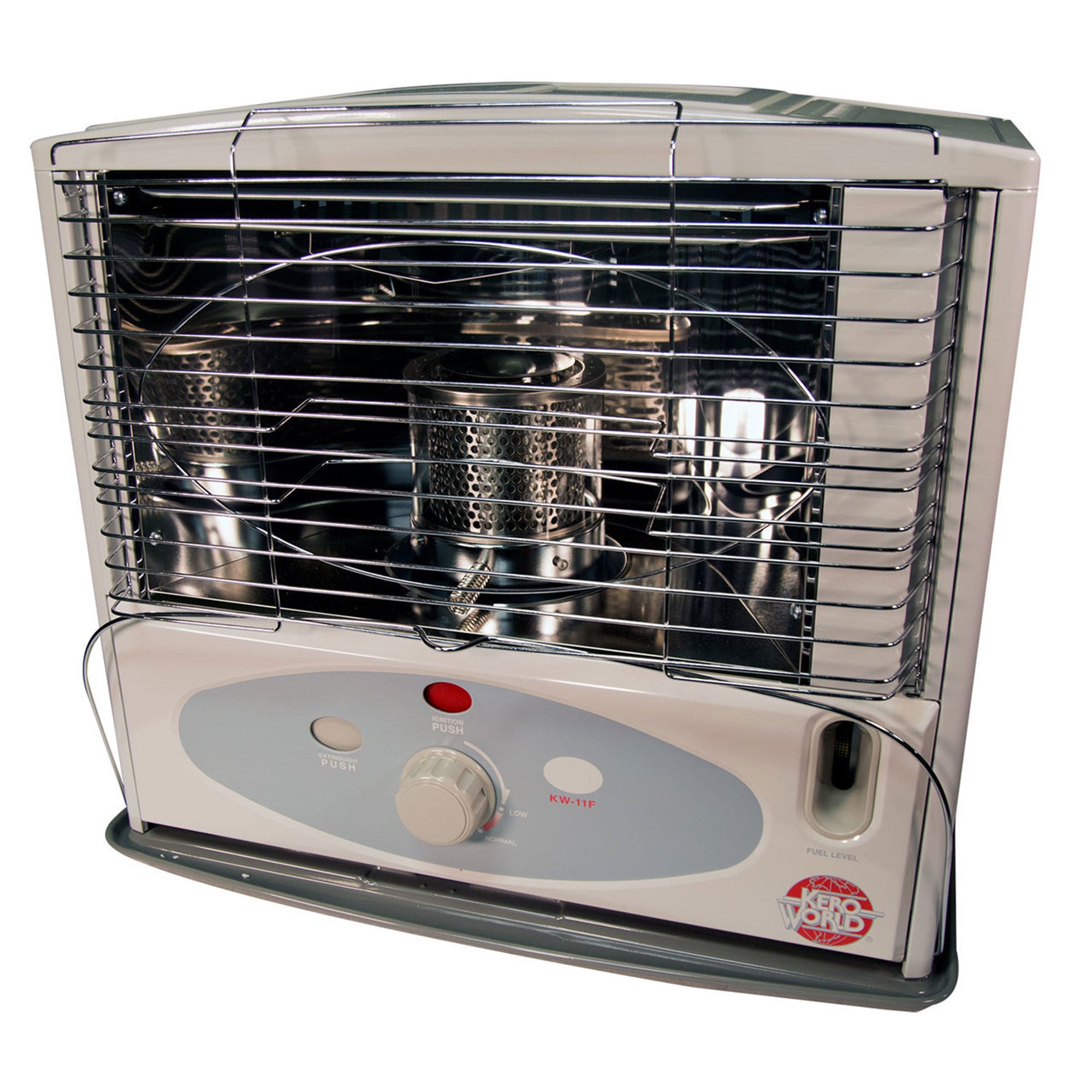 Kero 10,000 BTU Kerosene Wick Heater w/Sure-Seat Chimney System, Gray (Used) - VMInnovations