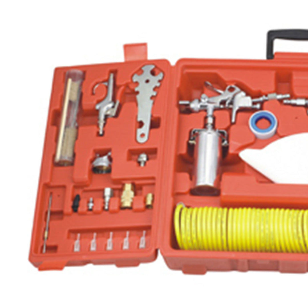 Master Mechanic Spray Gun Kit with Cleaning Brush Set and Easy Trigger Pivot - VMInnovations