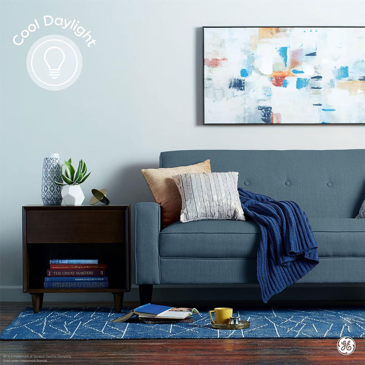 GE LED Plastic Puck Light with Flexible Mounting Options and Easy Linking, White - VMInnovations