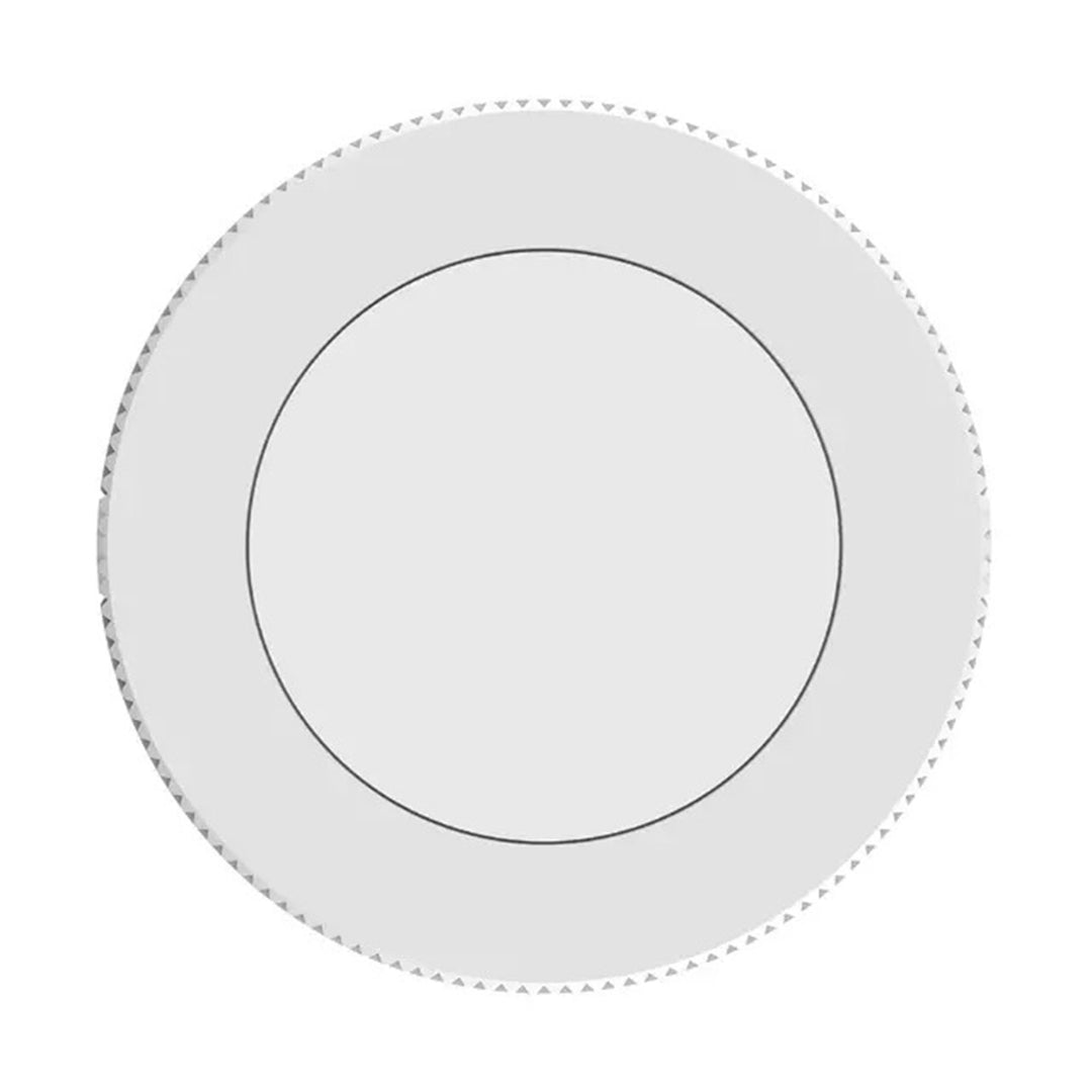 GE Set of 5 Dimmable Modern Corded Electric Plastic LED 4 Watt Puck Light, White - VMInnovations