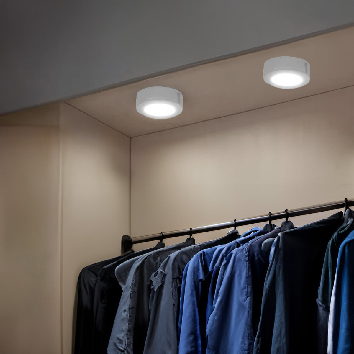 GE Set of 5 Dimmable Modern Corded Electric Plastic LED Light (Open Box)