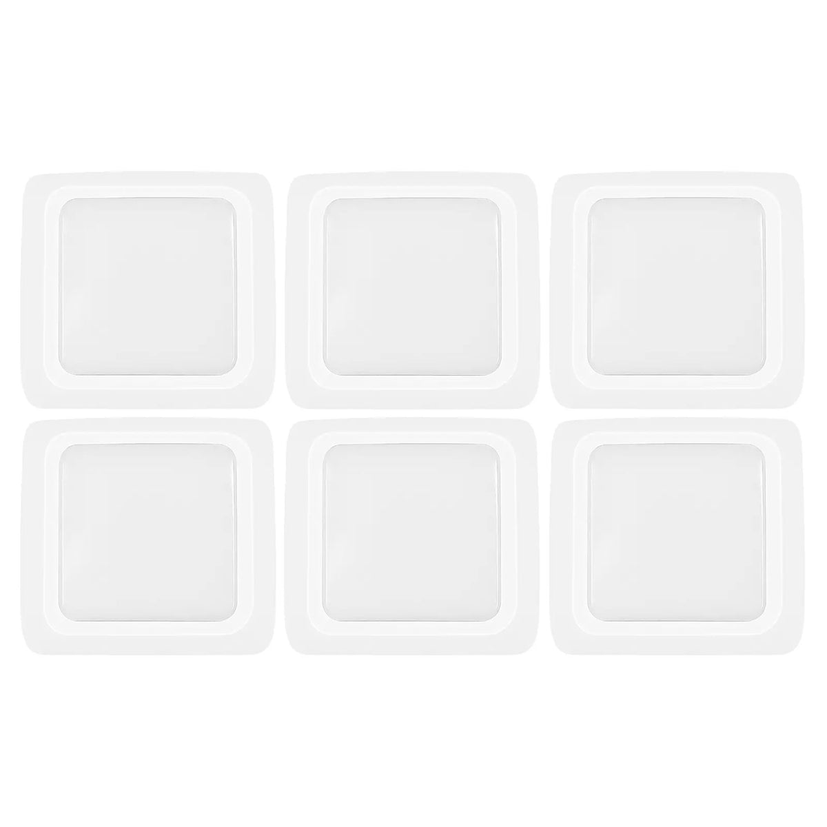 GE Set of 6 Battery Operated Plastic LED Puck Lights for Closets and Cabinets
