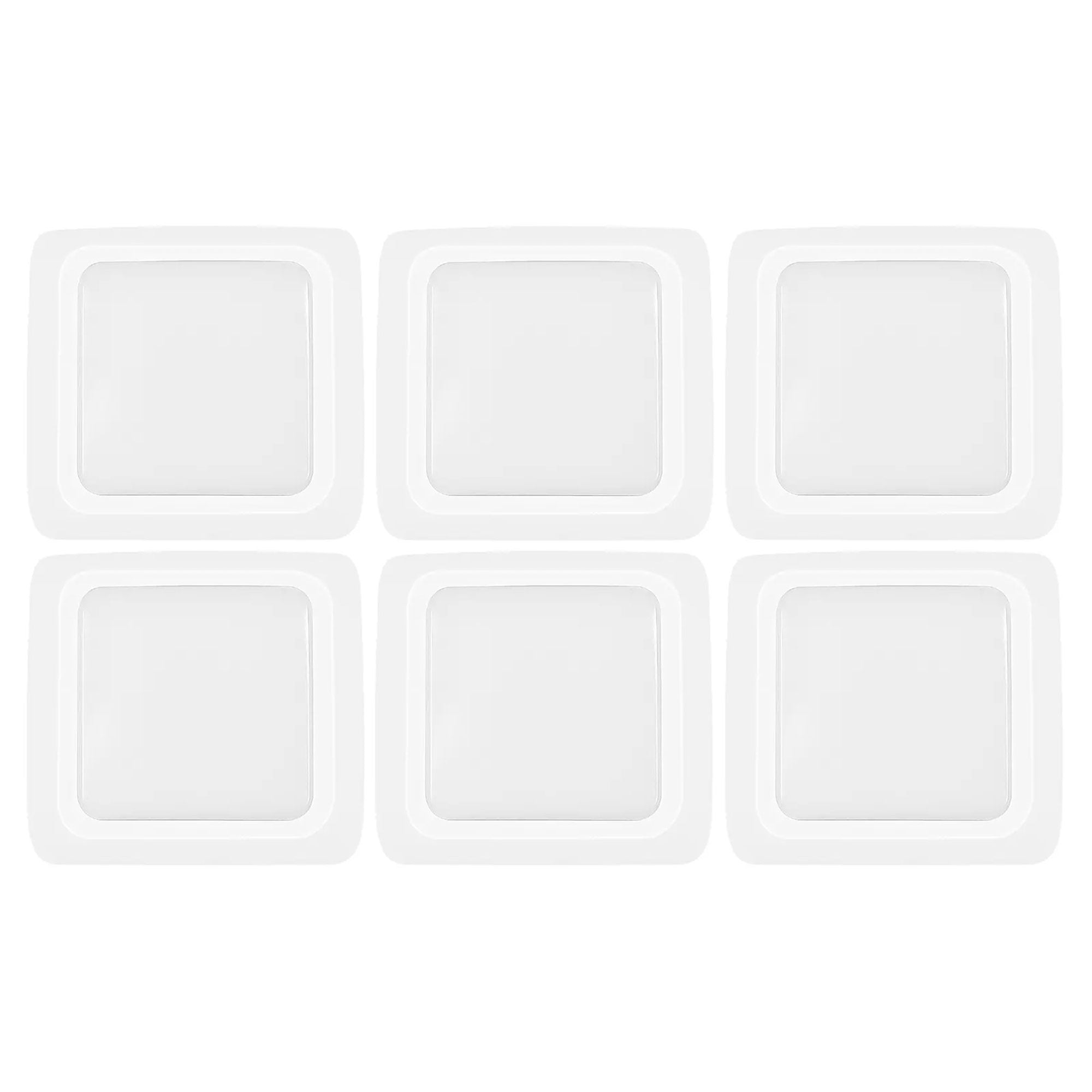 GE Set of 6 Battery Operated Plastic LED Puck Lights for Closets and Cabinets