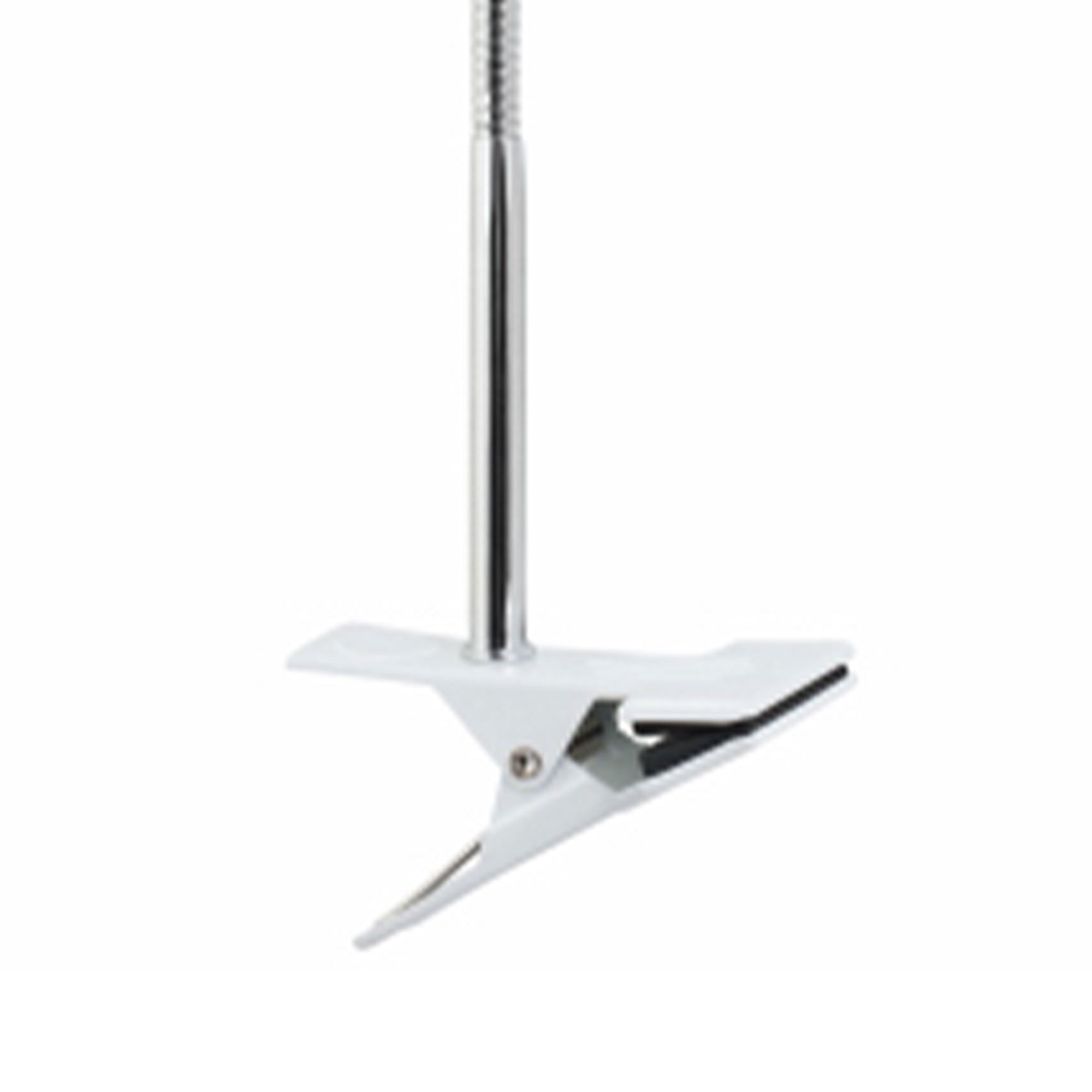 Globe Electric 8.46" 5W 250 Lumens LED Integrated Goose Neck Clip Lamp, White - VMInnovations