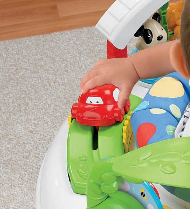Fisher Price Twirlin' Wirlin' Jumperoo Baby Bouncer Entertainer - Slight Defect