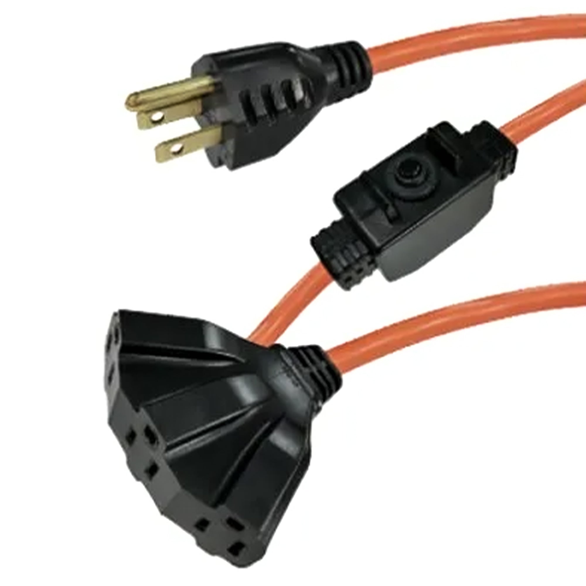 Master Electrician 100 Feet Outdoor Extension Cord with Inline Circuit Breaker - VMInnovations