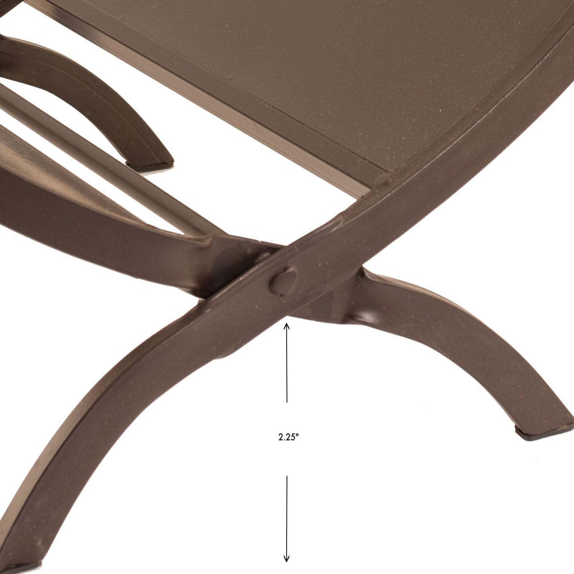 Panacea Compact Foldable Powder-coated Steel Oak Leaf Log Bin with Pan, Brown - VMInnovations