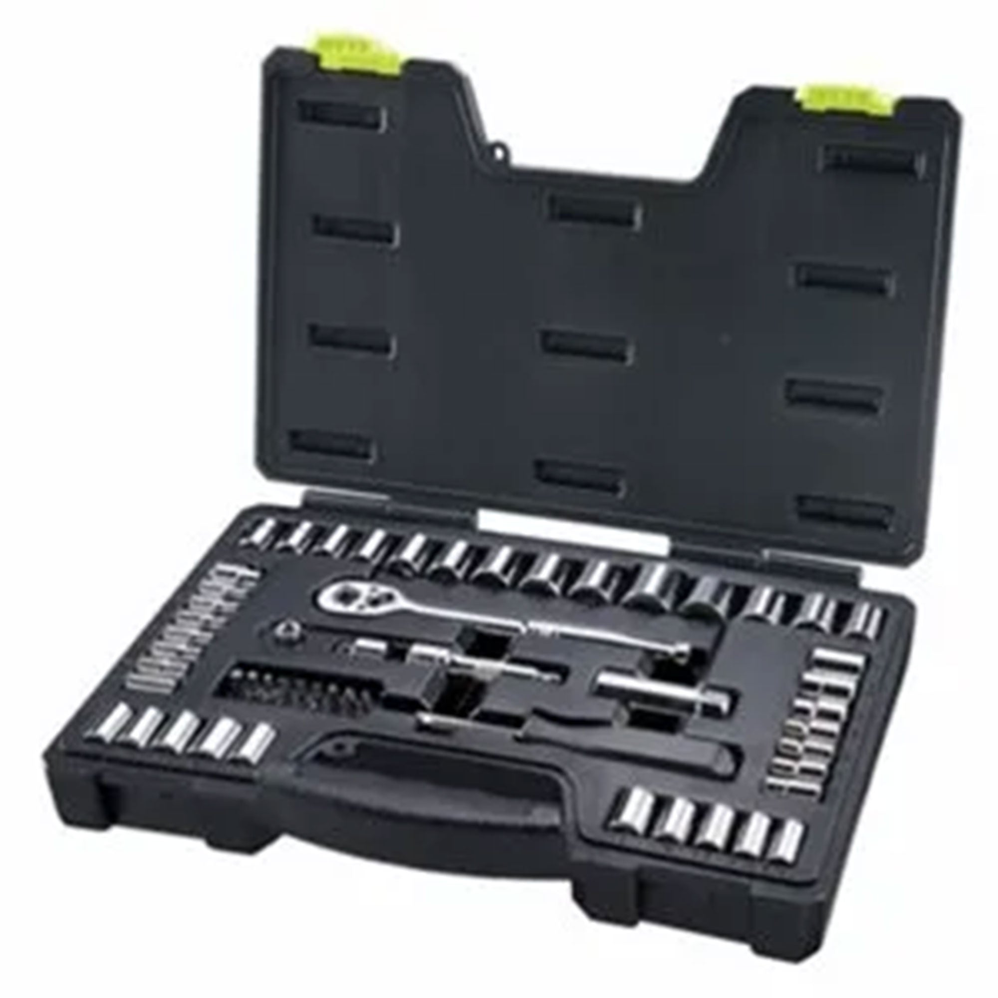 Master Mechanic 1/4 x 3/8" Drive 54 Piece Mechanic's Tool Accessory Socket Set - VMInnovations
