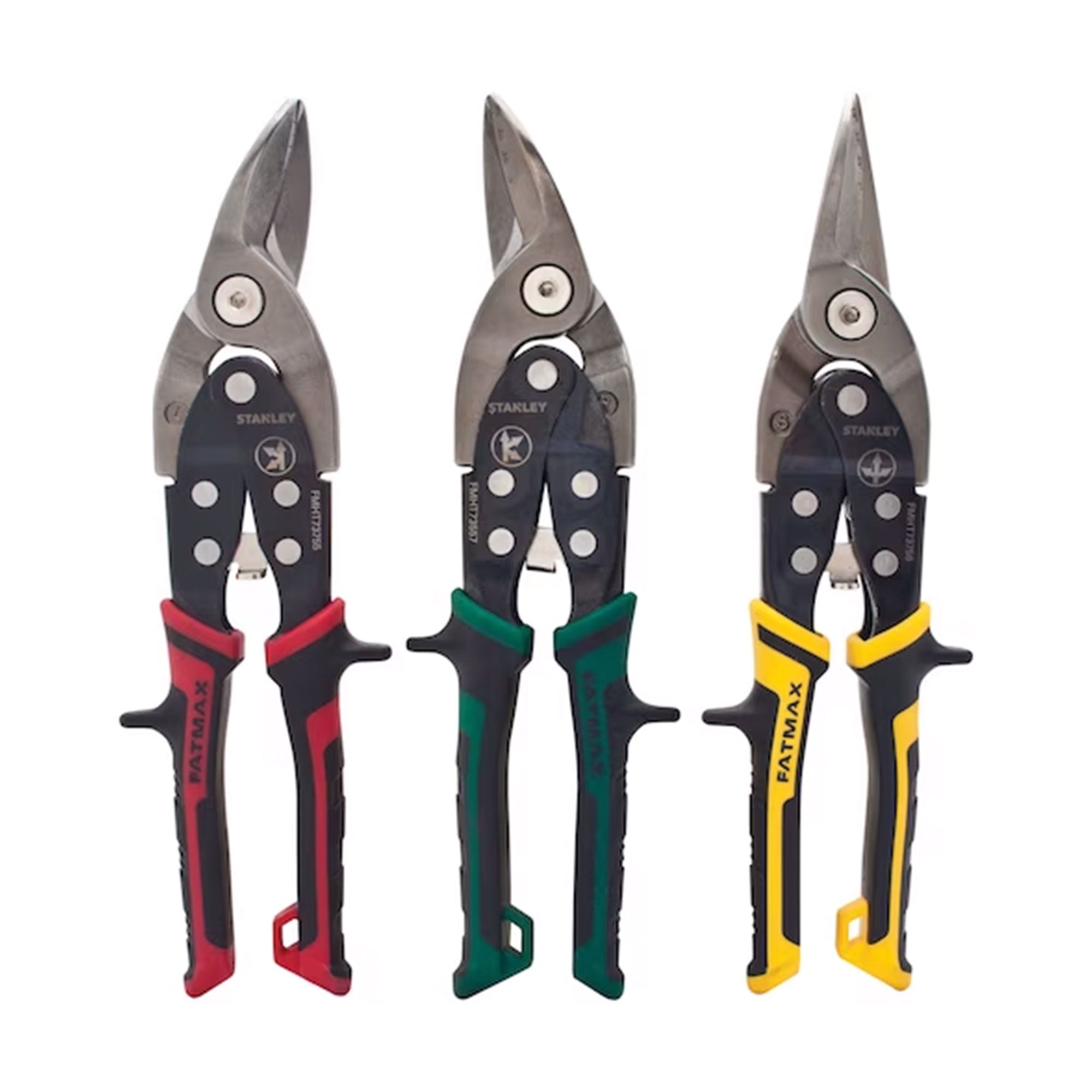 Stanley 3 Piece FatMax Aviation Tin Snip Set with Chrome Molybdenum Steel Blades - VMInnovations