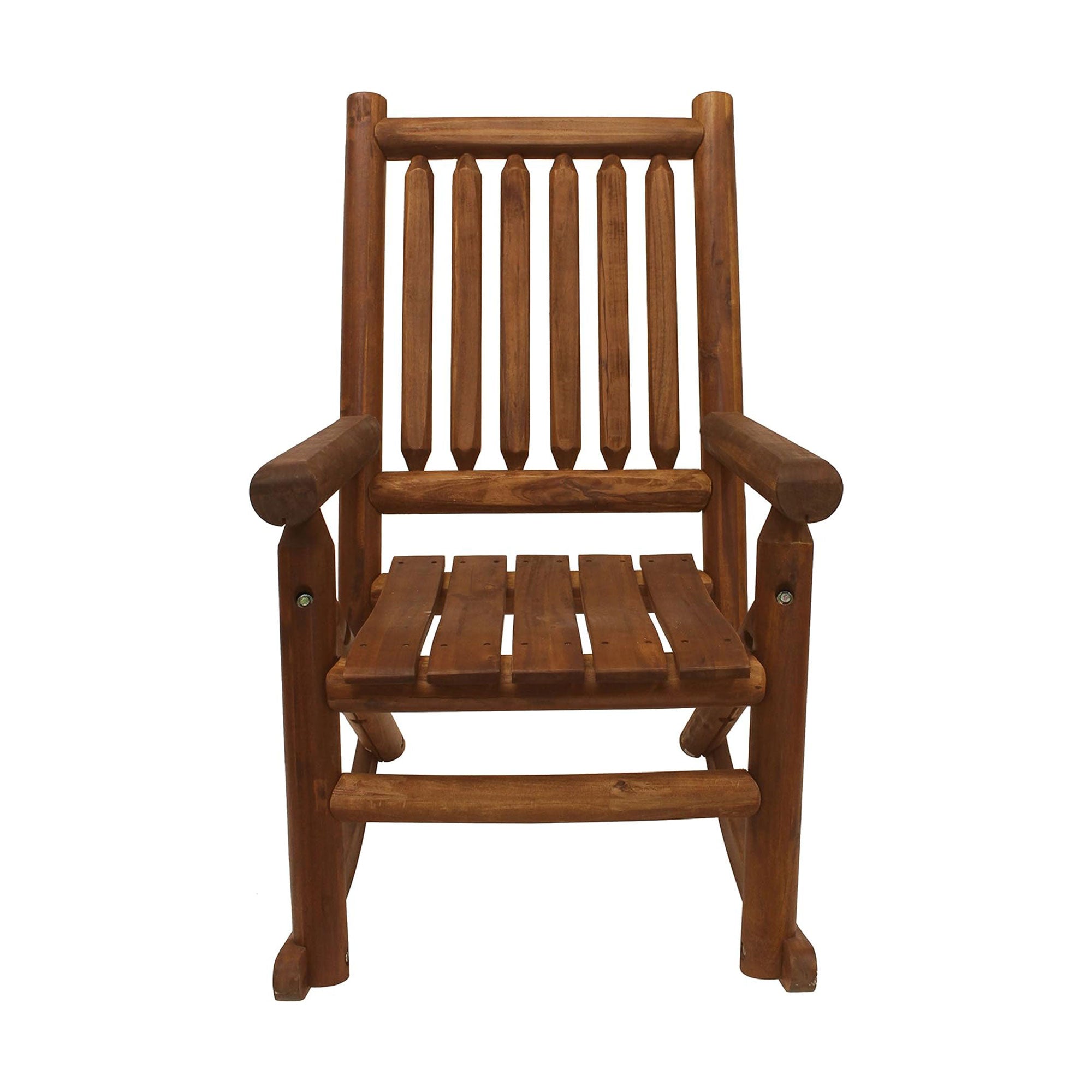 Leigh Country Porch Rocking Chair w/Z Frame Design & Contoured Seating(Open Box) - VMInnovations