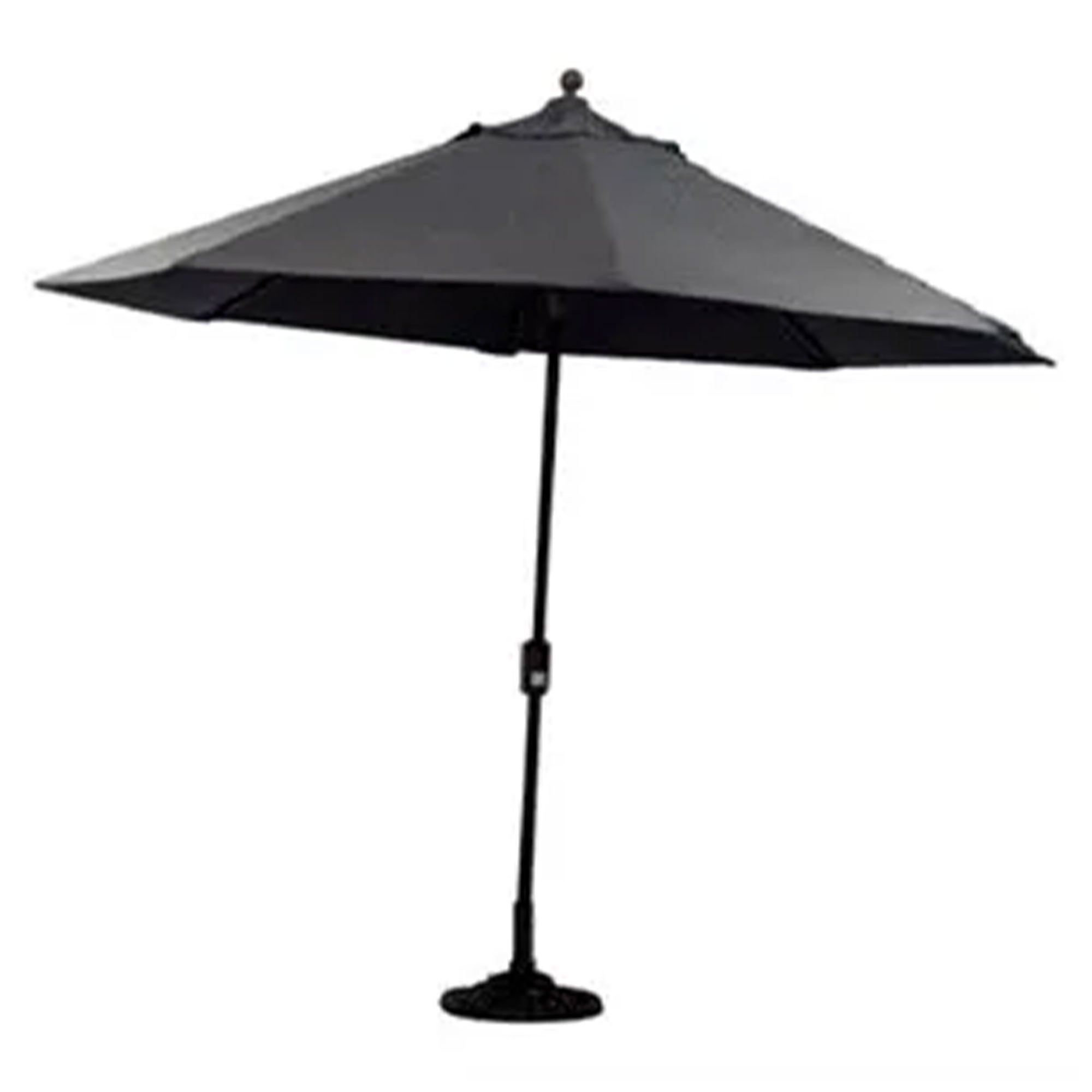 Four Seasons Courtyard Canmore 9 Foot Outdoor Patio Market Umbrella, Gray - VMInnovations