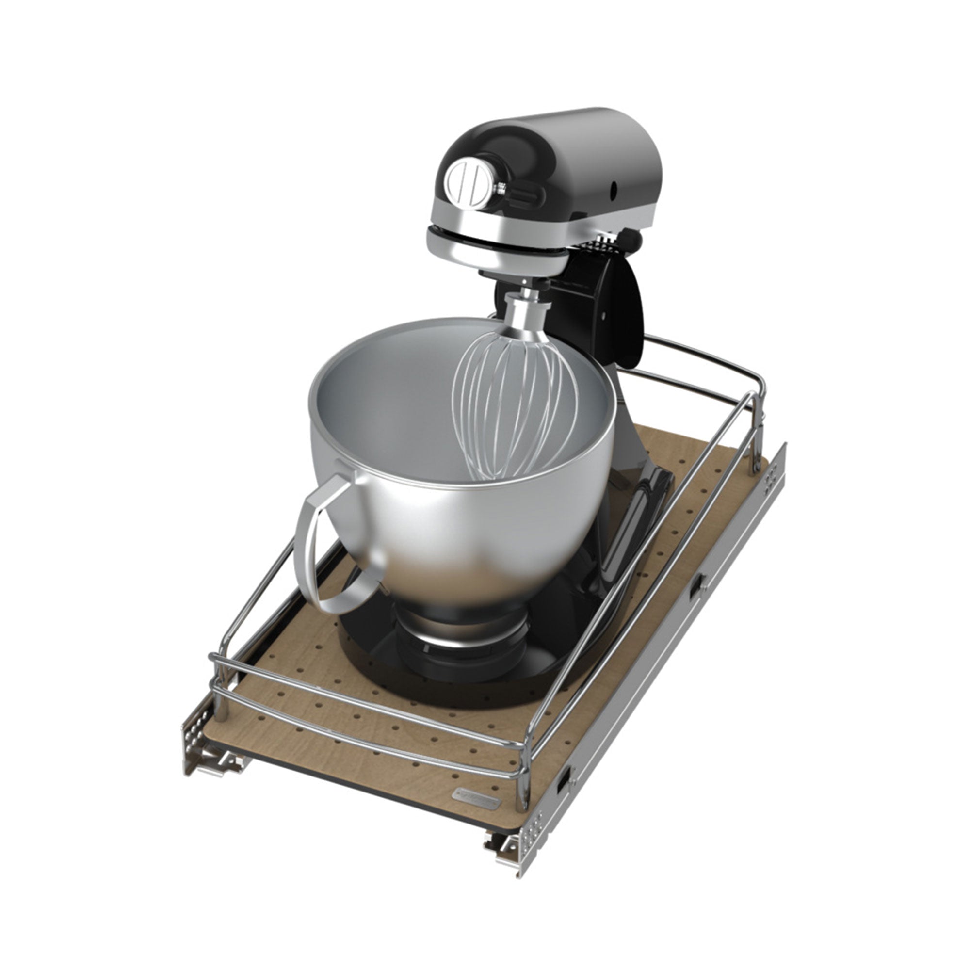 Rev-A-Shelf Solid Bottom Pullout Base Soft-close Cabinet Organizer, 54BK-12SC-1 - VMInnovations