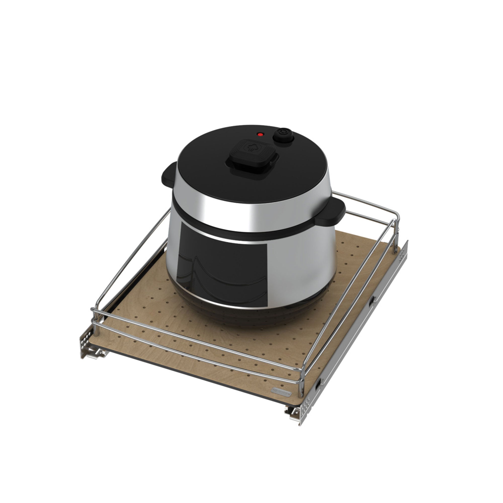 Rev-A-Shelf Solid Bottom Pullout Base Soft-close Cabinet Organizer, 54BK-18SC-1 - VMInnovations