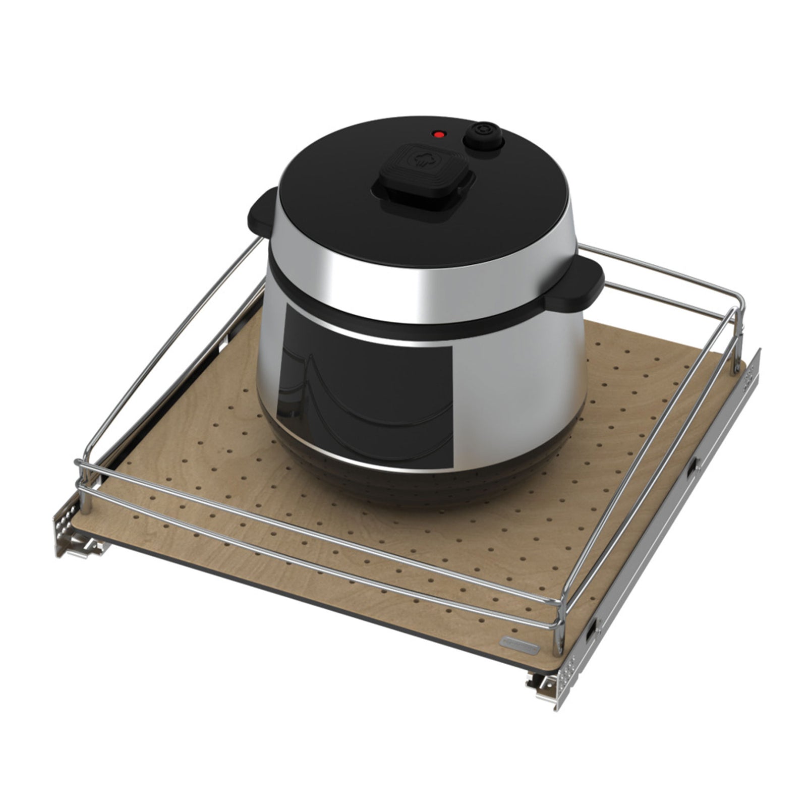 Rev-A-Shelf Solid Bottom Pullout Base Soft-close Cabinet Organizer, 54BK-21SC-1 - VMInnovations