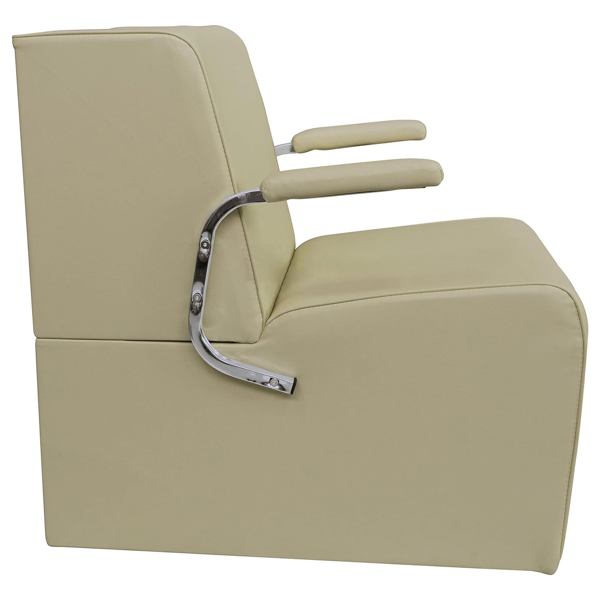 PureSana Chromium Anastasia Padded Professional Hair Drying Chair for Salons - VMInnovations