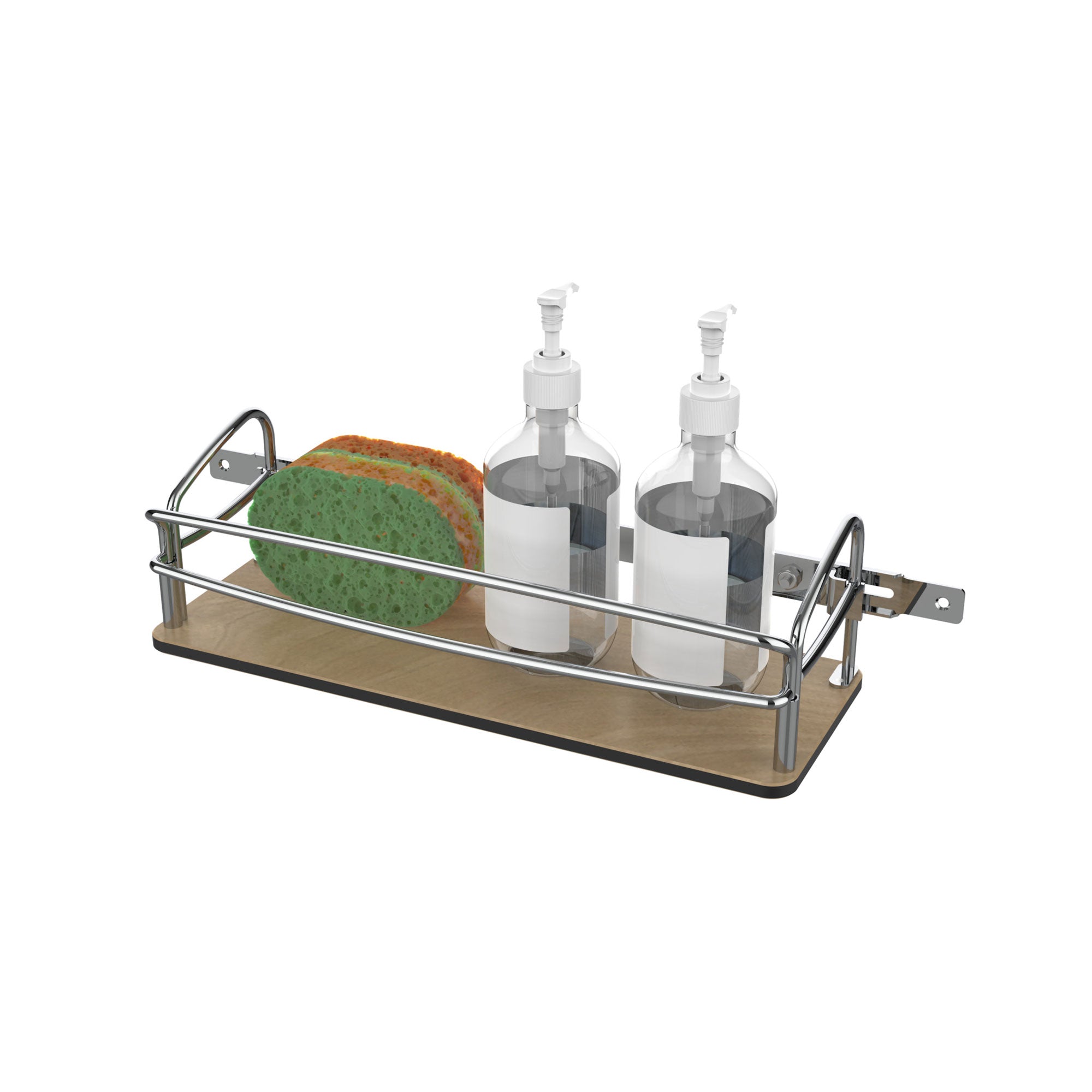 Rev-A-Shelf Steel Door/Wall Mount Spice Rack Pantry Shelf Organizer, 54DS-14-1