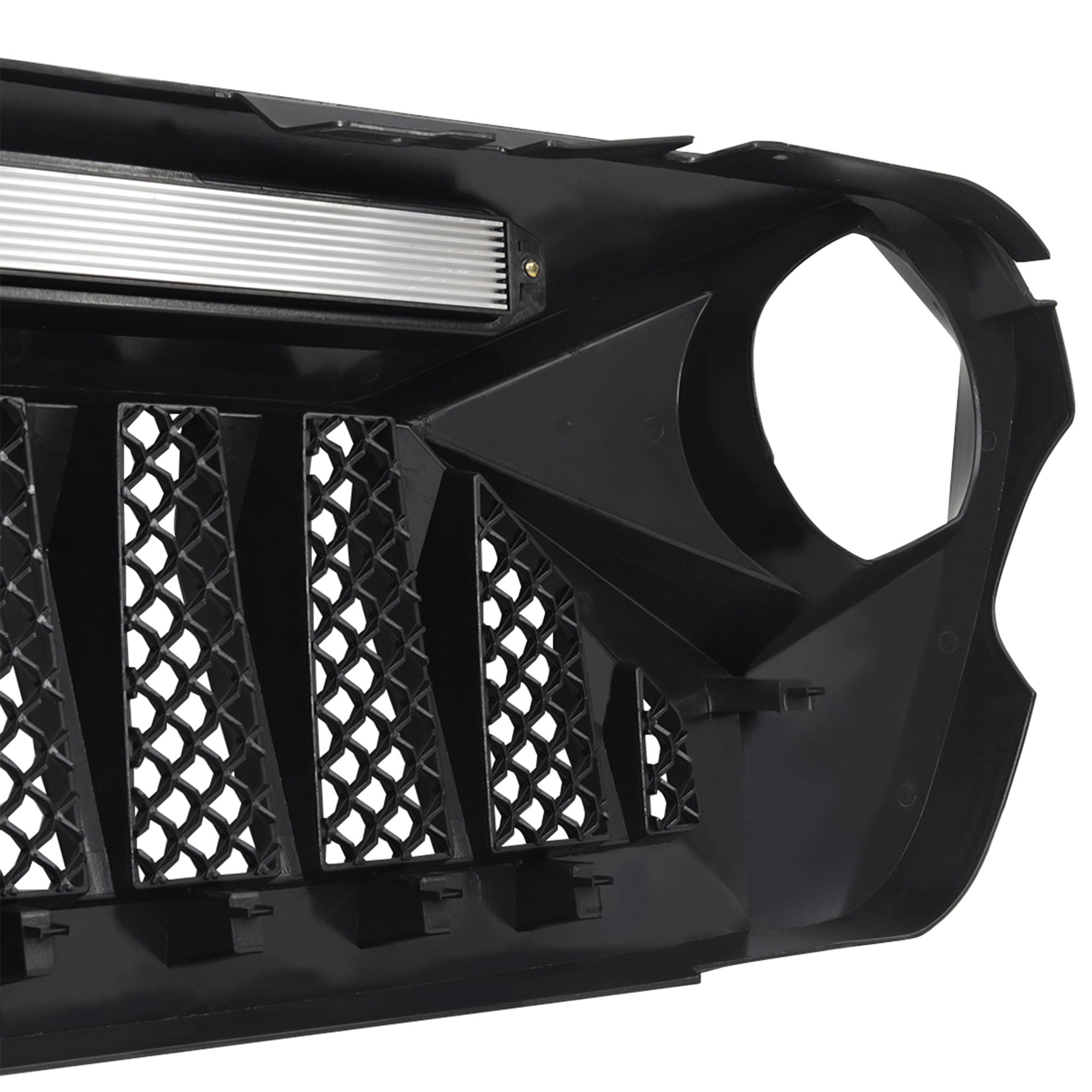 American Modified Shark Grille for 07-18 Wrangler JK/JKU, Glossy Black (Used) - VMInnovations