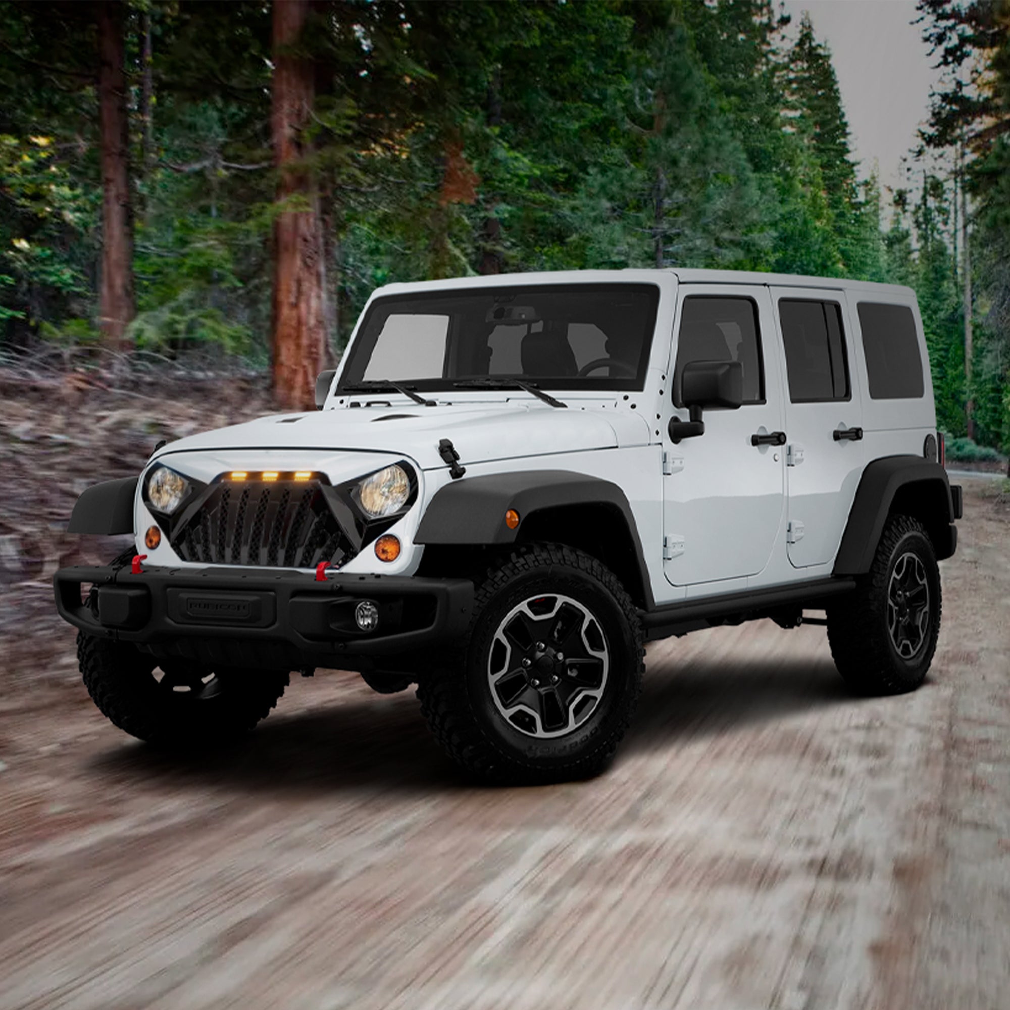 American Modified Goliath Grille Compatible with 07-18 Jeep Wrangler JK (Used) - VMInnovations