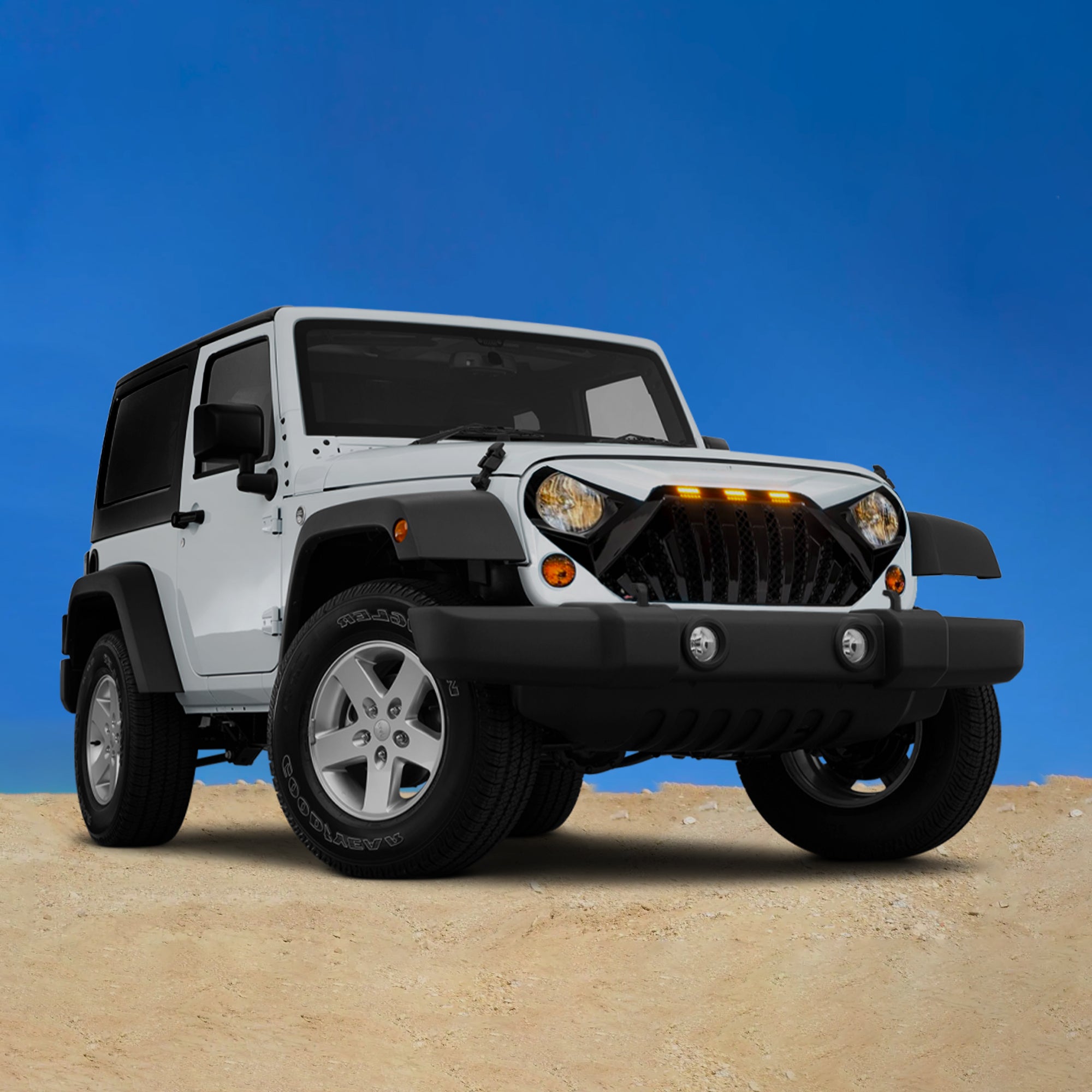 American Modified Goliath Grille Compatible with 07-18 Jeep Wrangler JK (Used) - VMInnovations